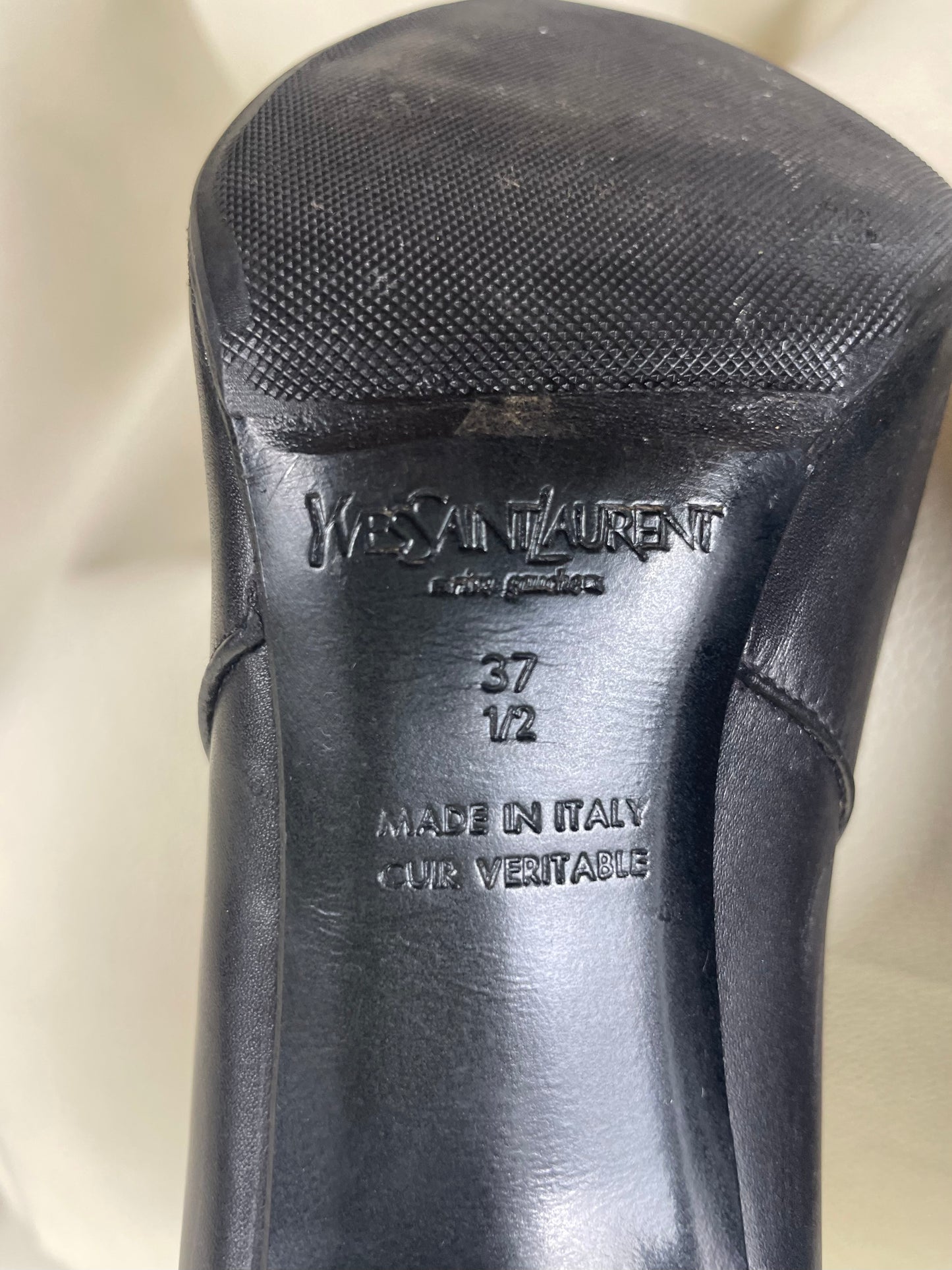 Saint Laurent by Tom Ford 2000’s Leather Heel Boots (37’5)