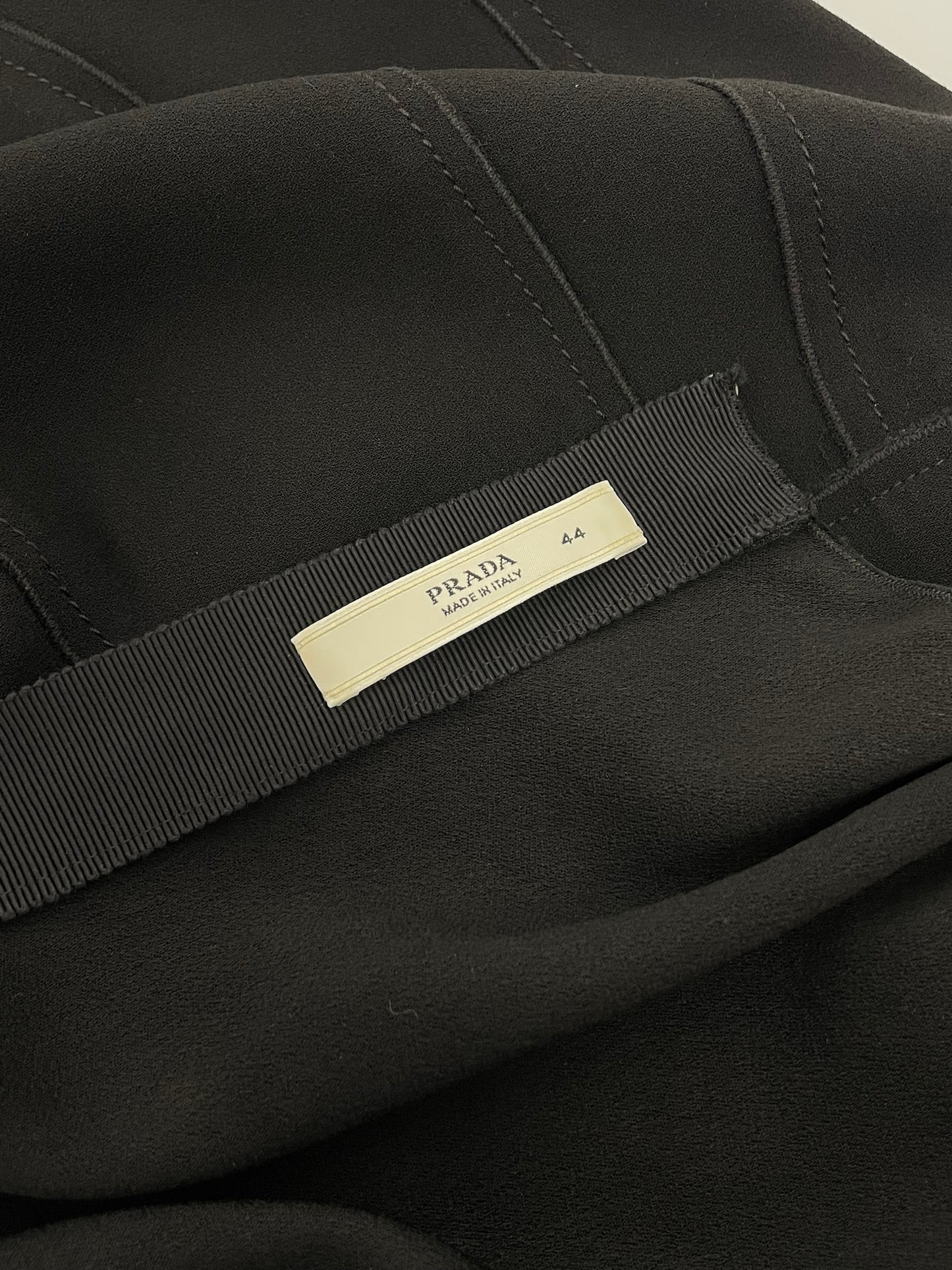 Prada 2008 V - neck deconstructed dress.