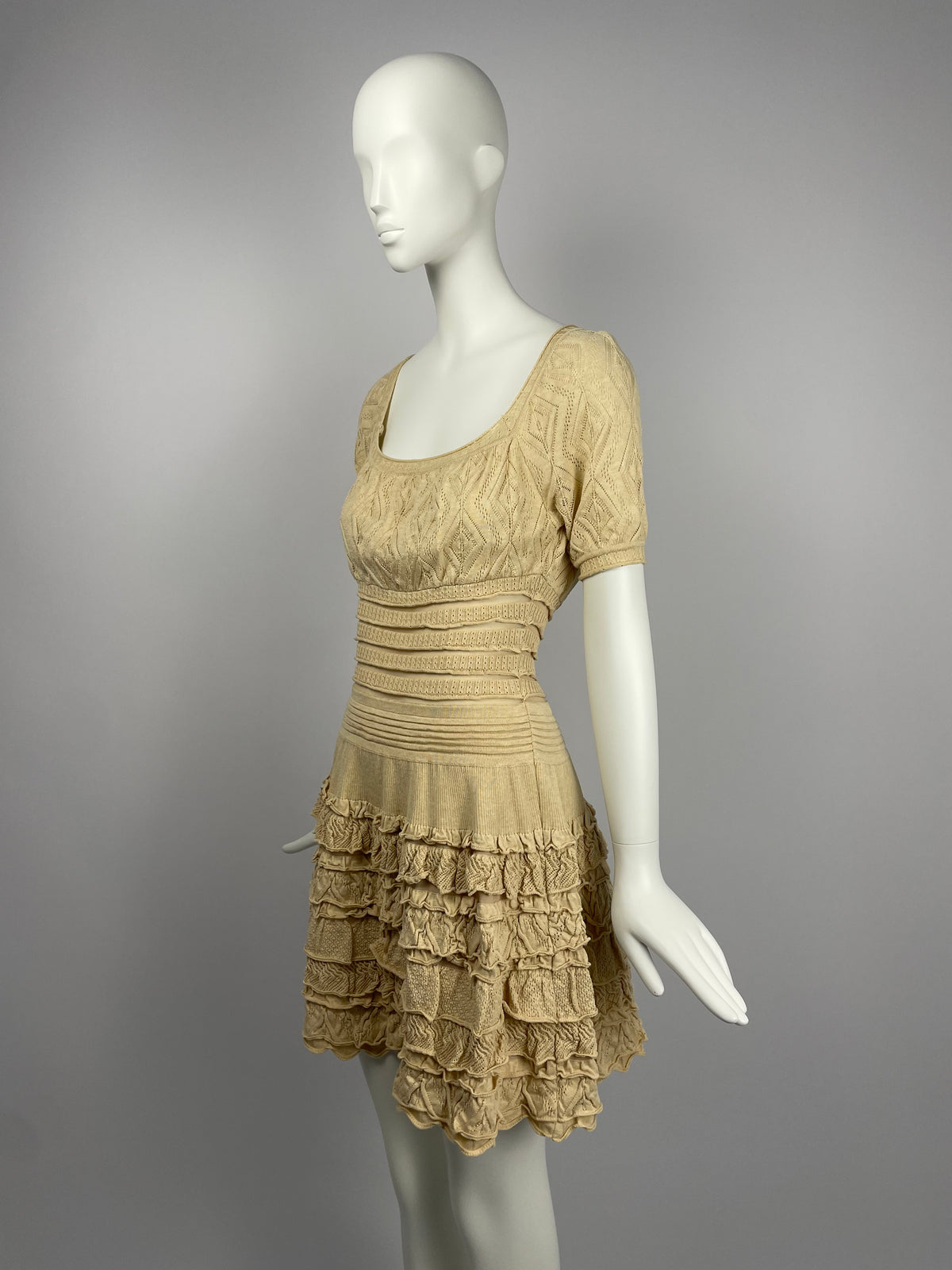 Blumarine 2000's Ruffled mini dress