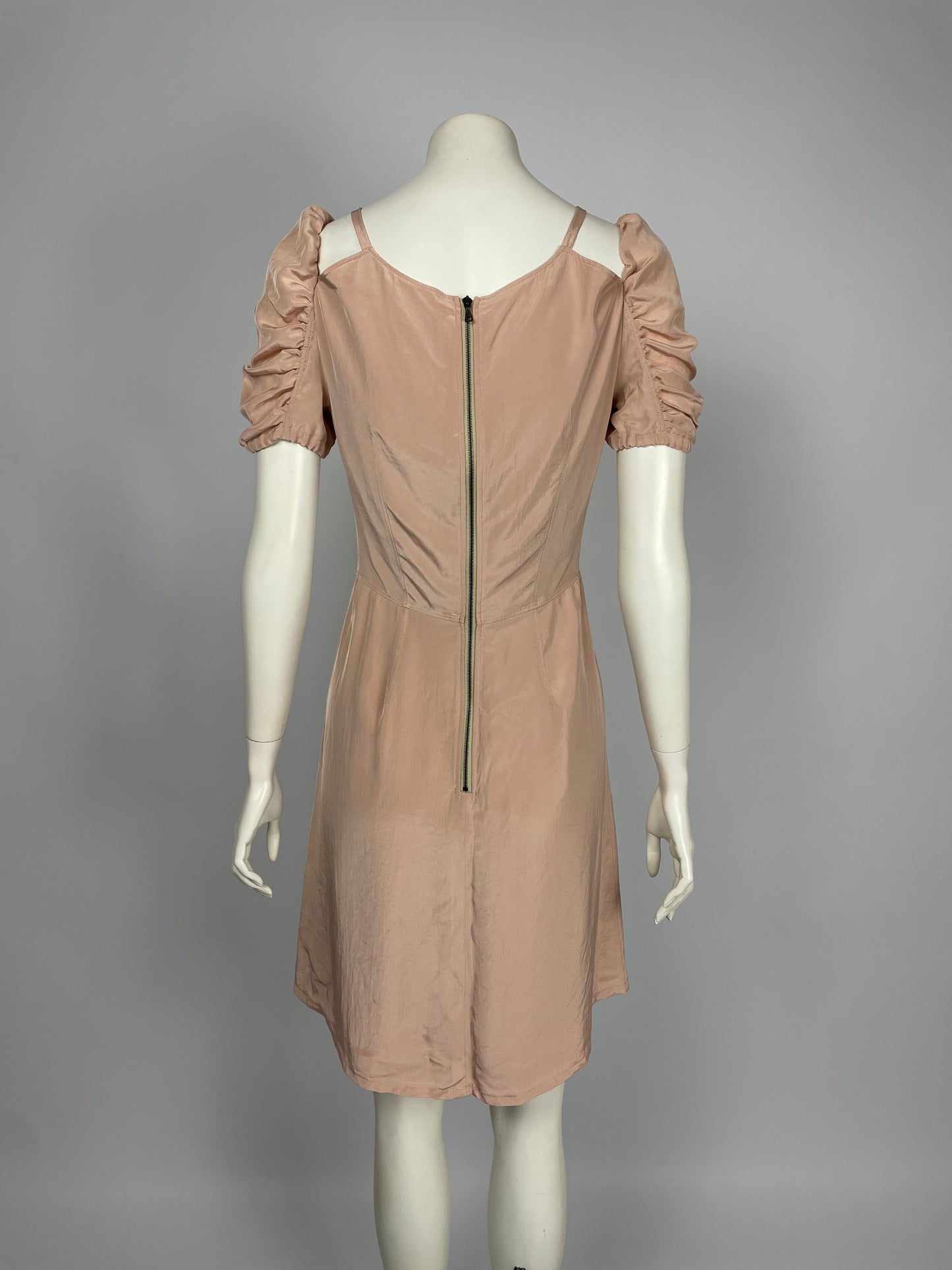 Prada 2007 Gathered ruffle dress.