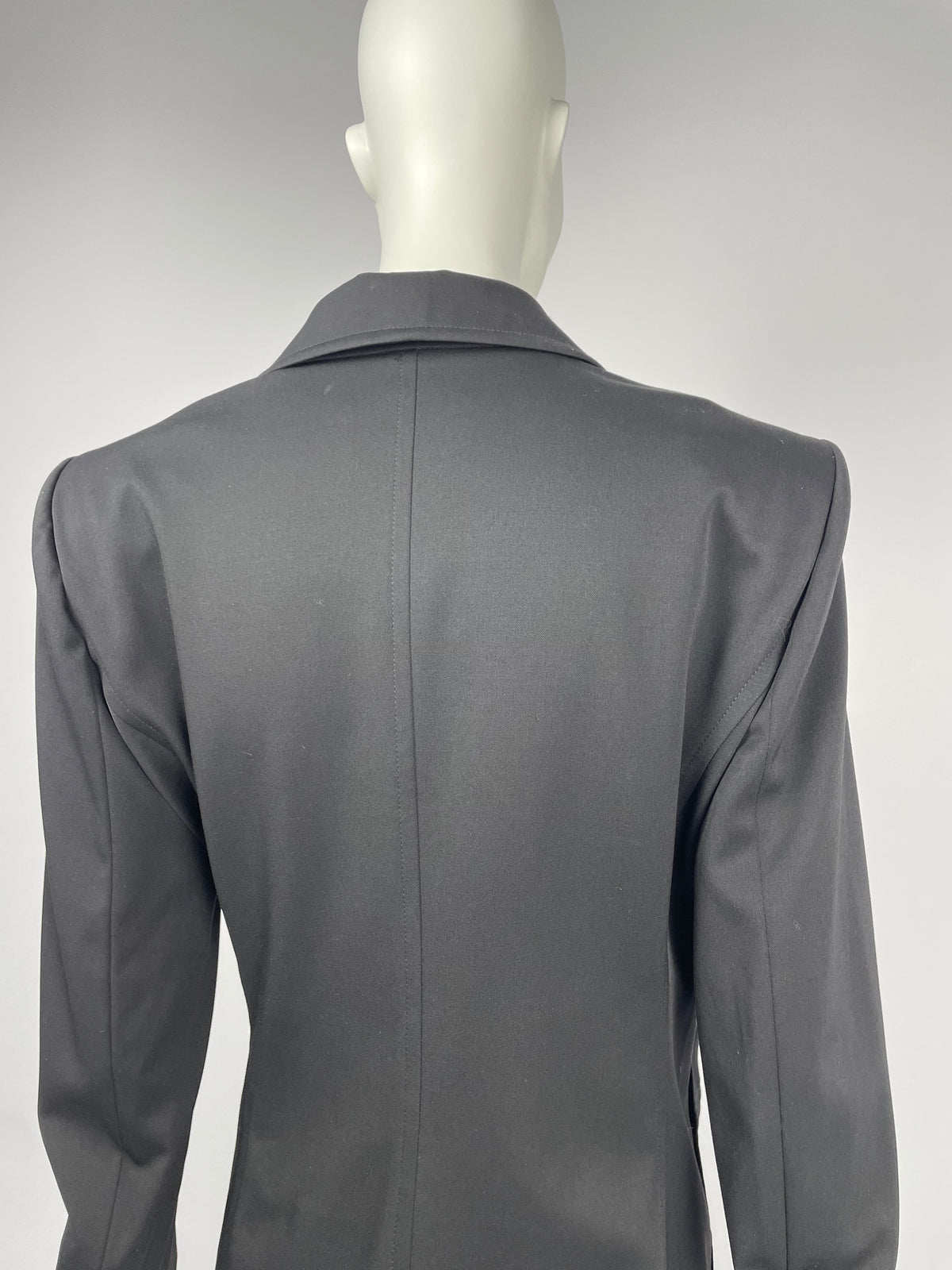 Saint Laurent by Tom Ford F/W 2003 blue tie blazer