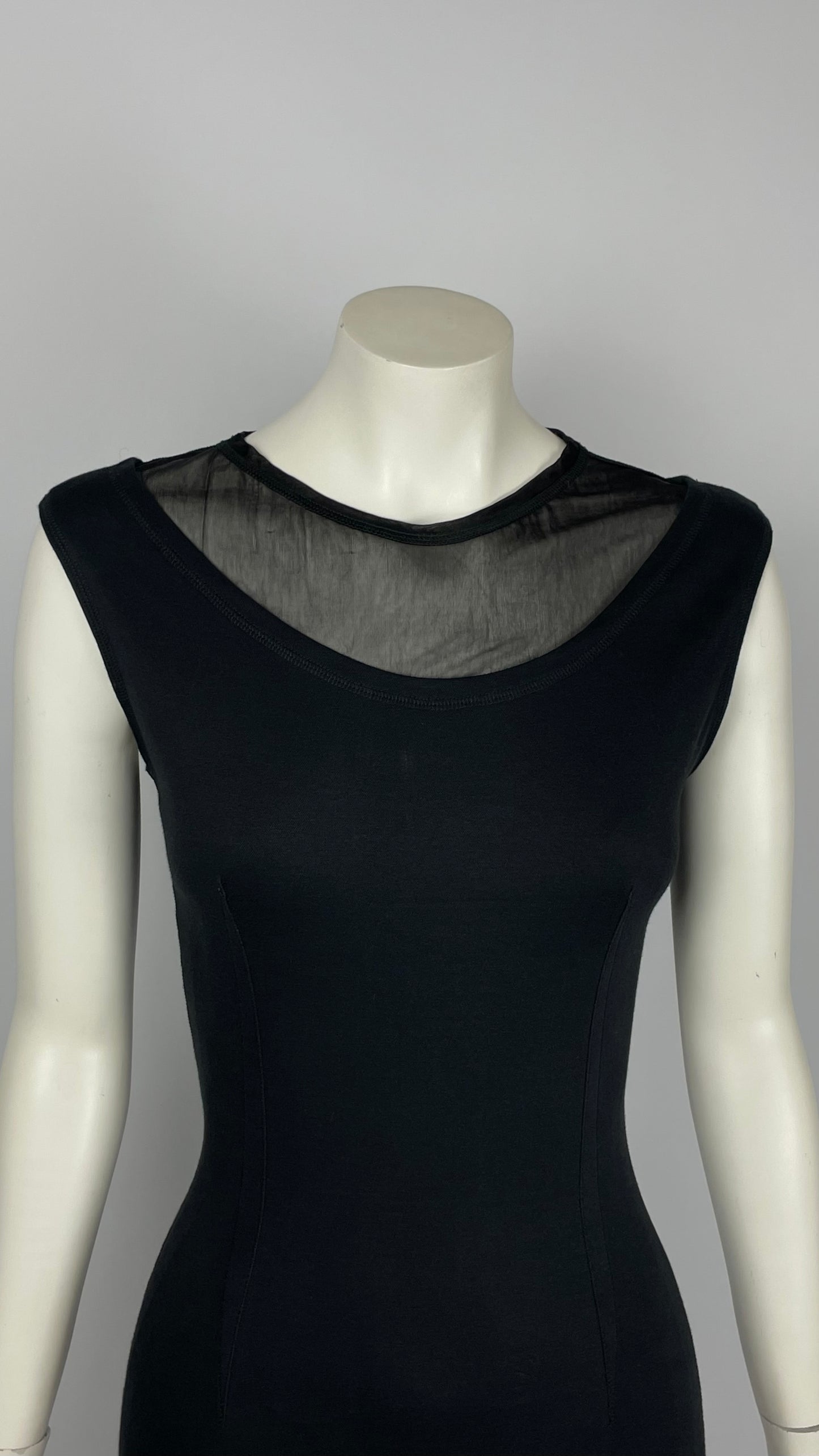 Dolce & Gabbana Early 1990’s  Sheath Double Layer Dress