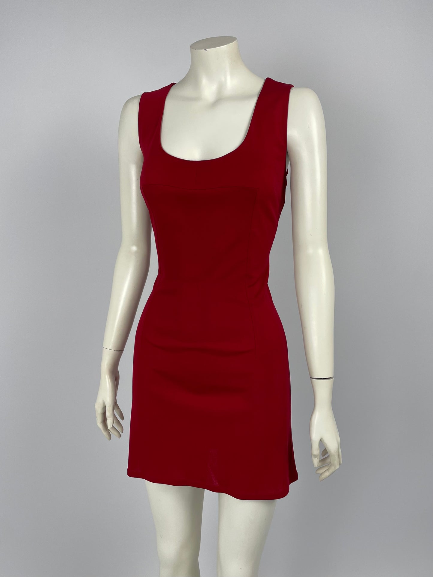 Dolce & Gabbana 1990’s wide neckline mini dress.