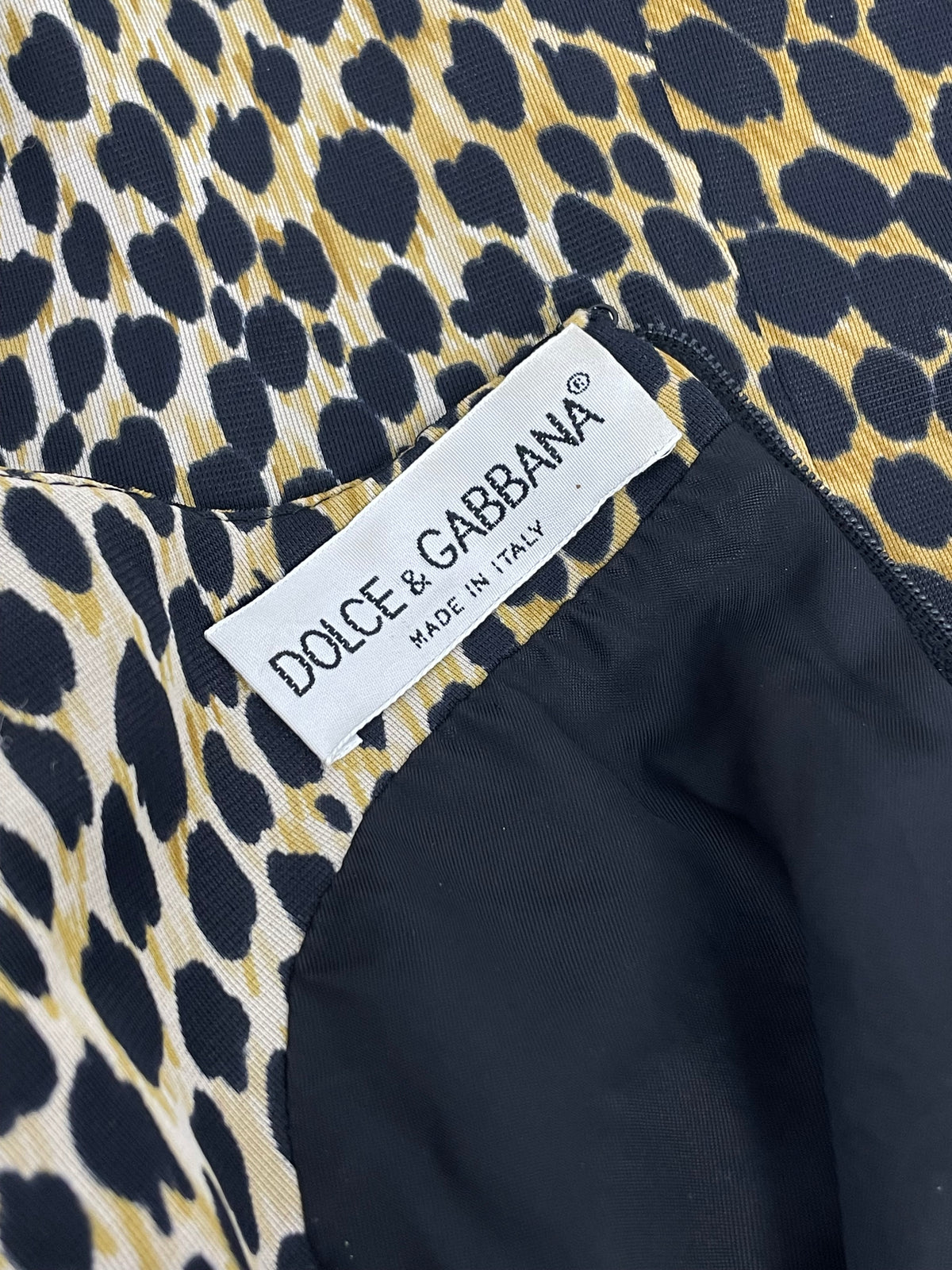 Dolce & Gabbana early 1990’s cheetah top