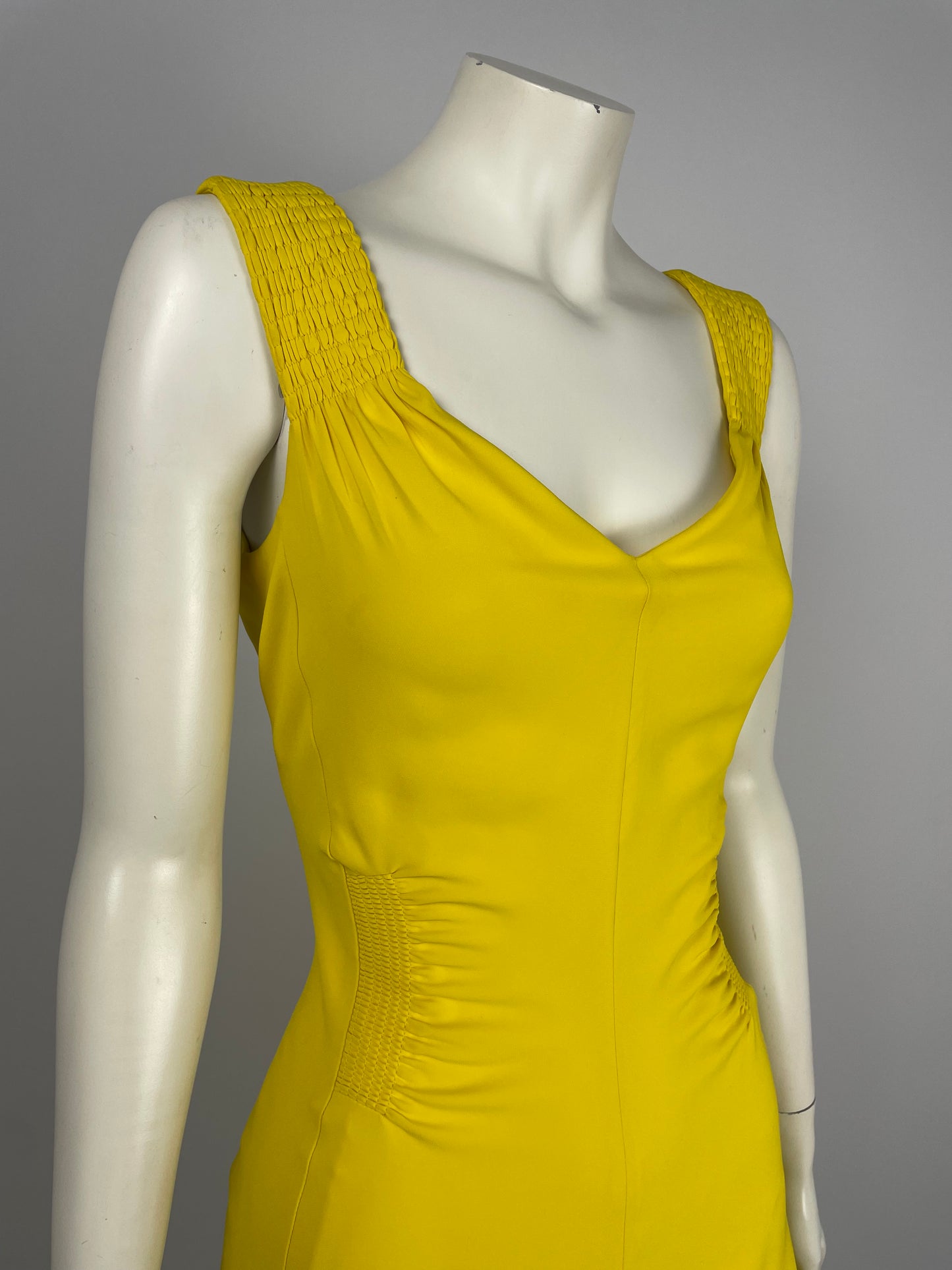 Dior by Maria Grazia Cruise 2017 yellow midi dress