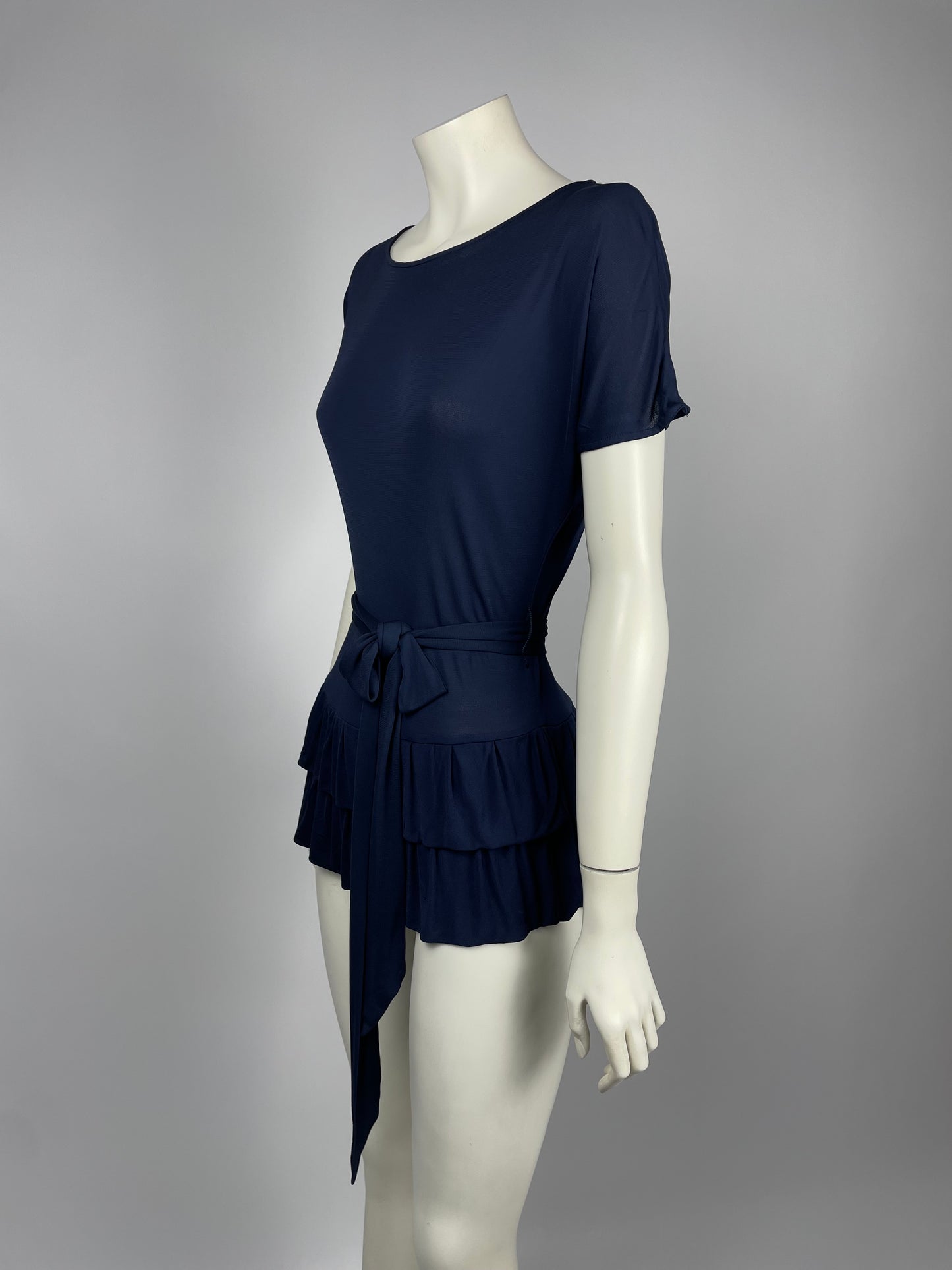 Dior by John Galliano 2009 Cruise belt blouse.