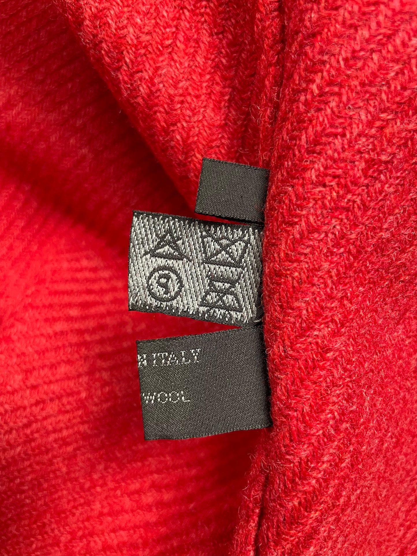 Prada F/W 1998 Chain Stitch Wool Coat