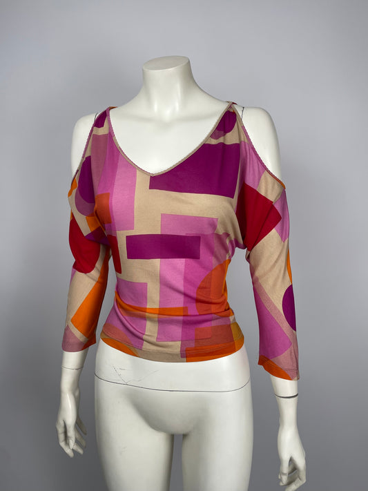 Claude Montana 2000’s Open shoulders blouse