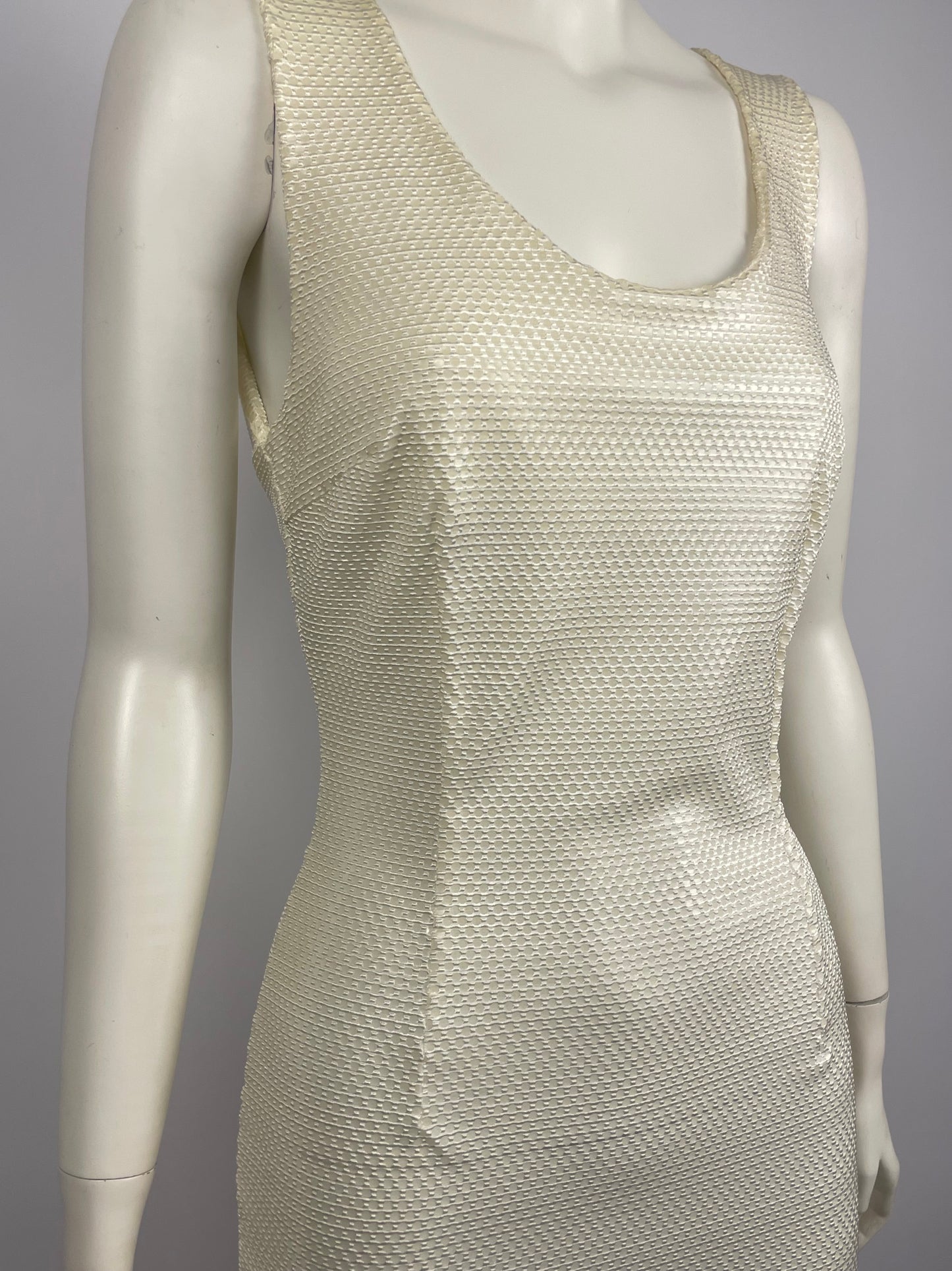 Dolce & Gabbana 1990’s Foil Effect Sheath Dress