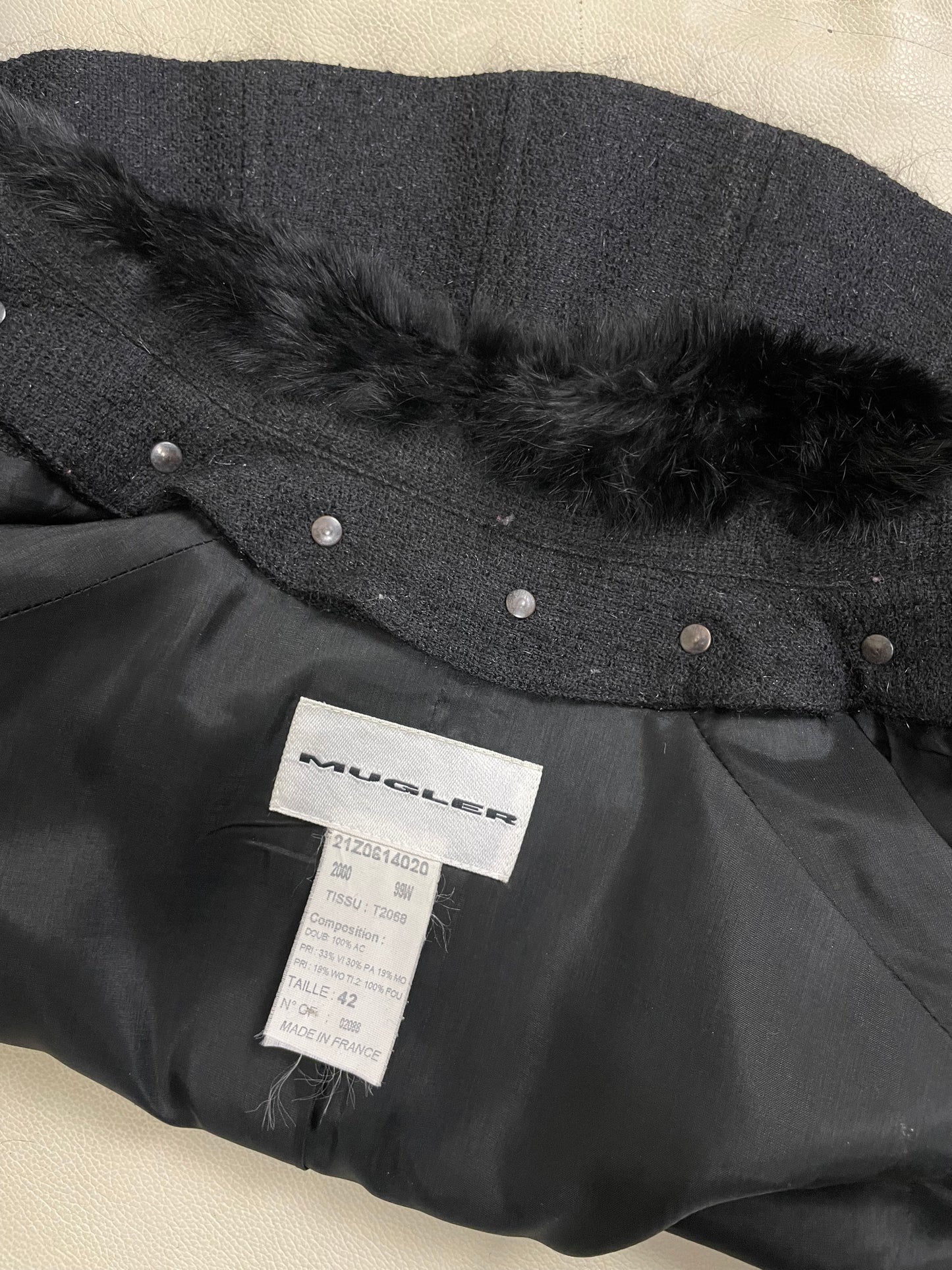 Mugler Fur Jacket (M)