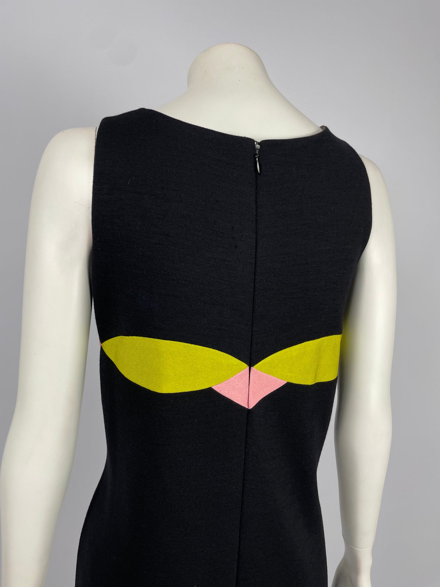 Gianni Versace F/W 1997 Color Block Dress.