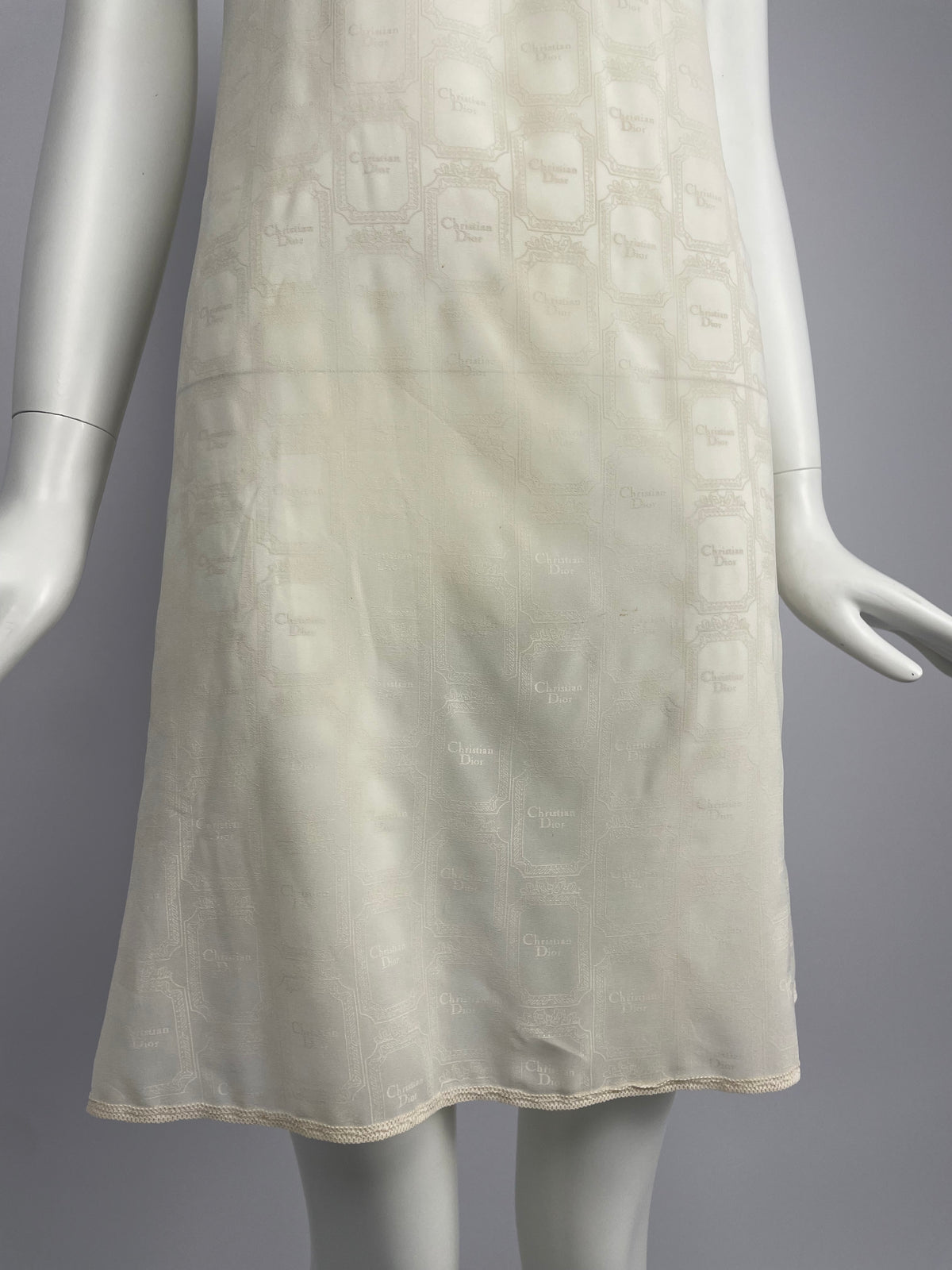 Dior 1990's Lingerie see trough dress
