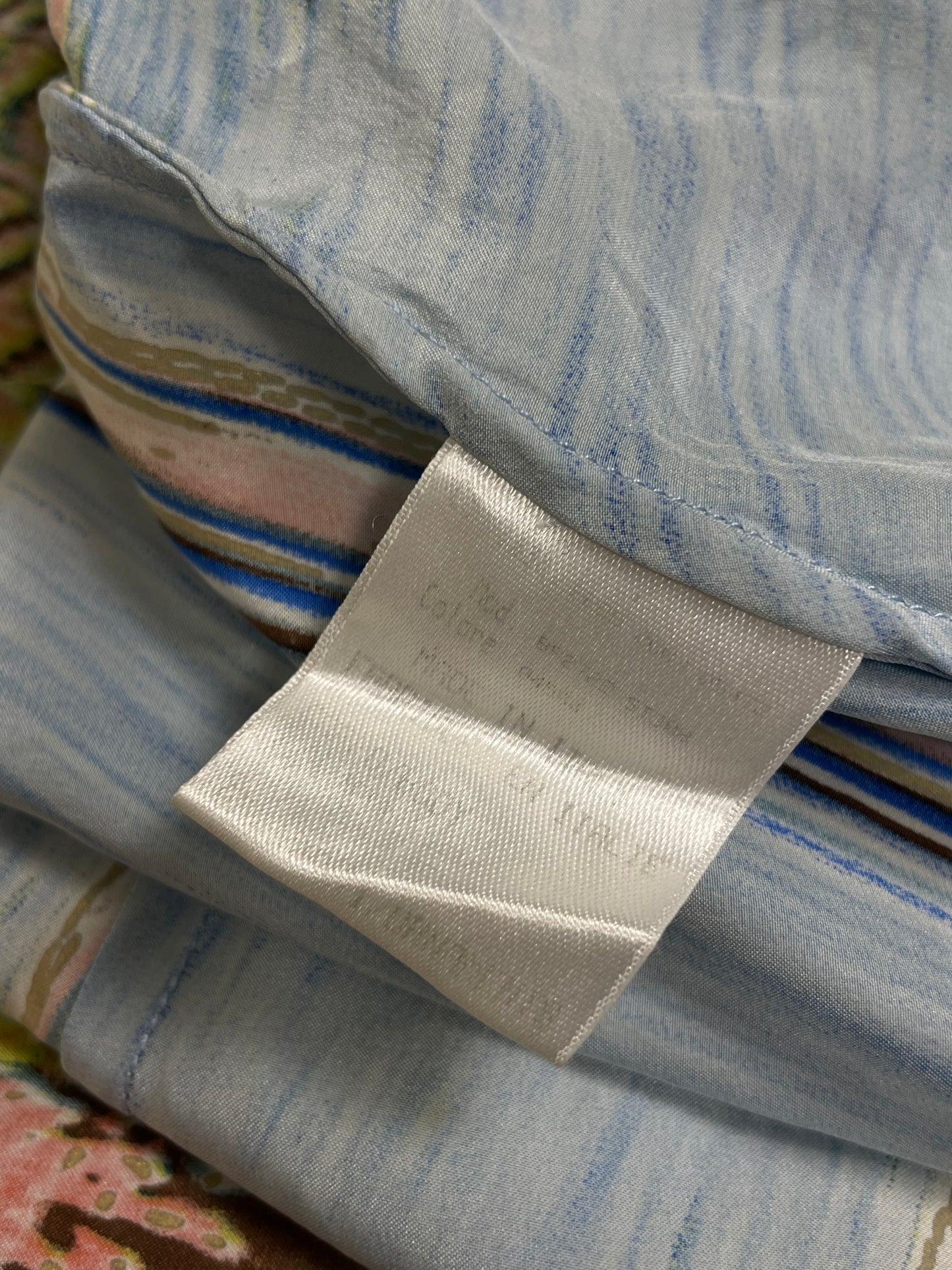 Roberto Cavalli S/S 2004 Silk Printed Chemise (M)