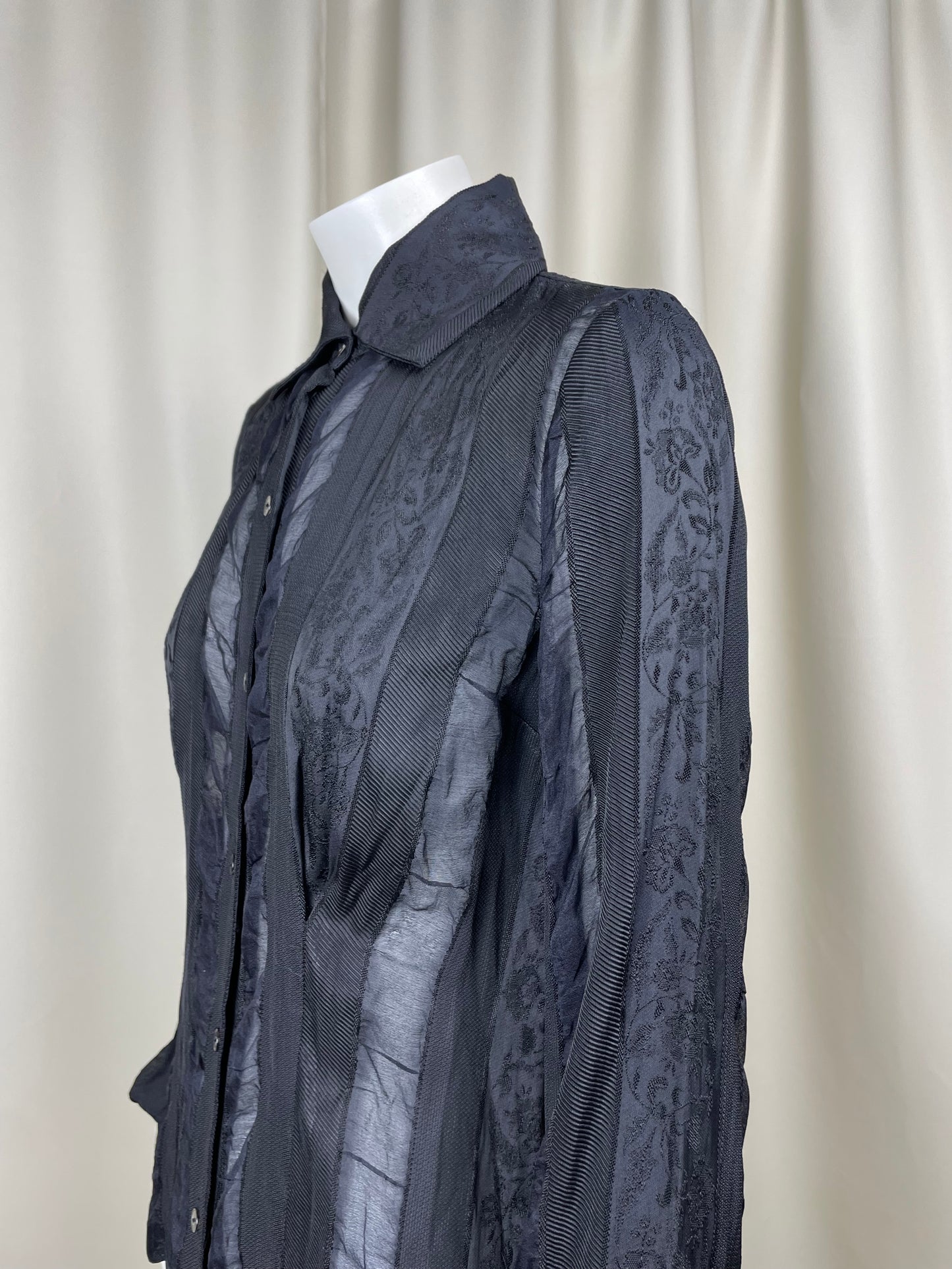 Loewe 2000’s acrylic and silk see-through shirt (S)
