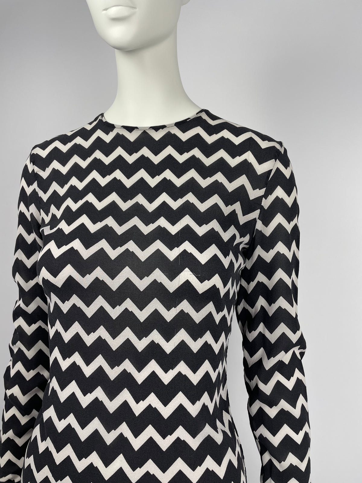 Gianni Versace 1990's stripes print top