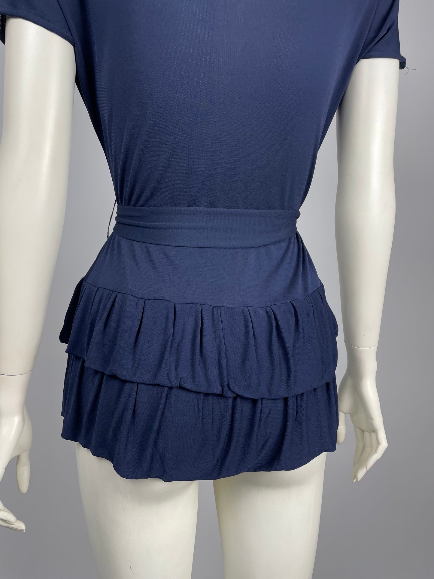 Dior by John Galliano 2009 Cruise belt blouse.