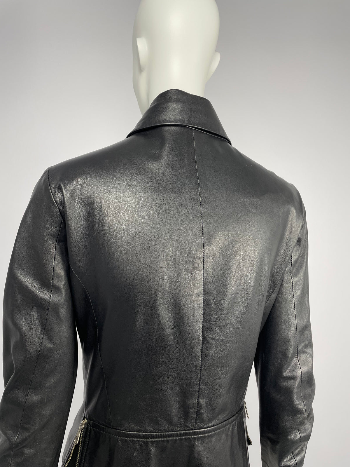 Plein sud 2000's Leather Moto Jacket