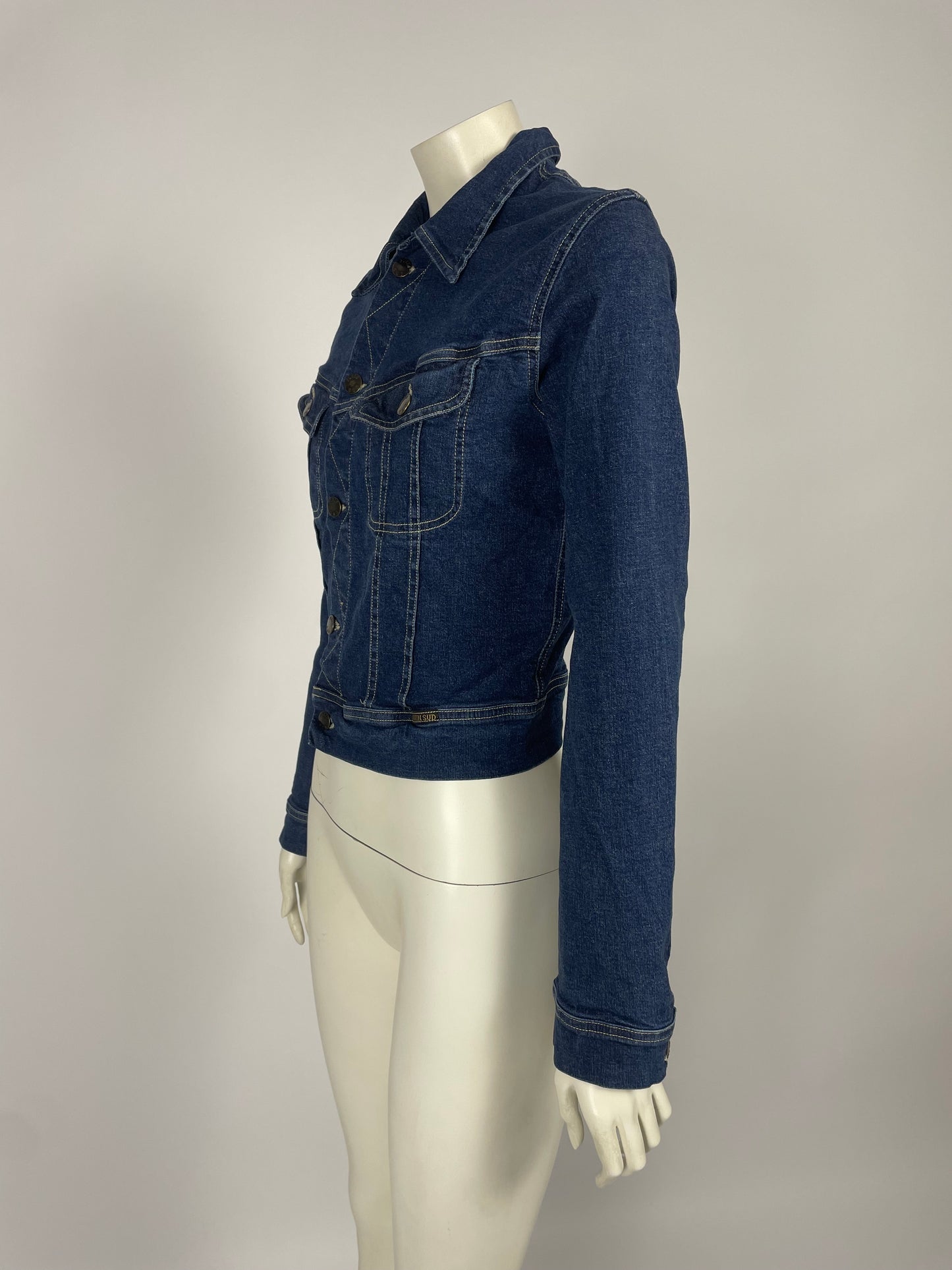 Plein Sud F/W 2000 Elastic jean jacket