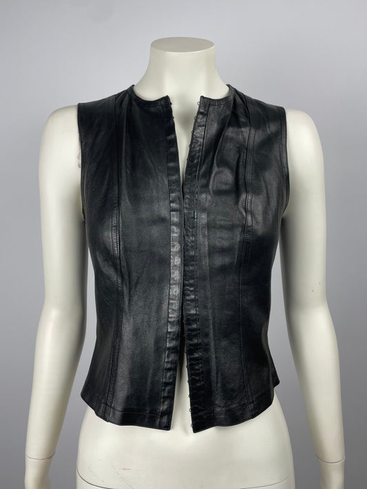Plein Sud F/W 2002 Leather Vest