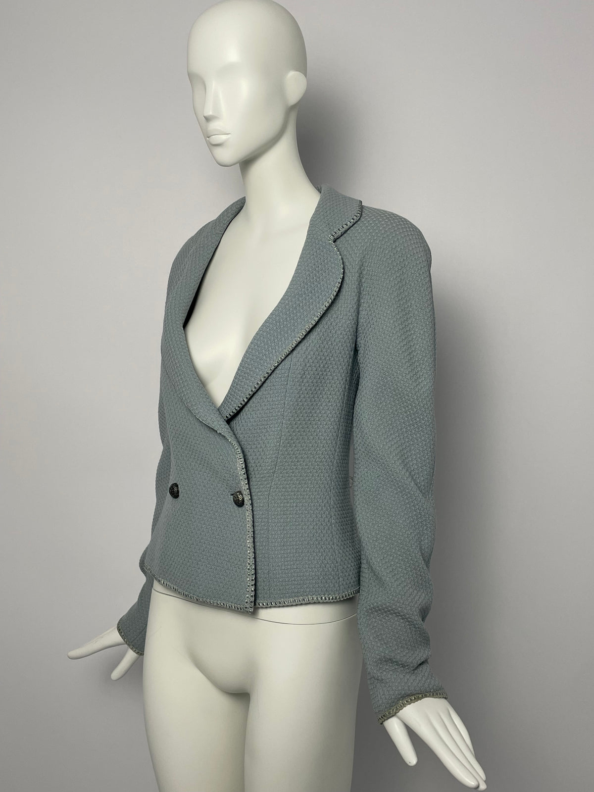 Dior by John Galliano F/W 1997 Bar knit jacket