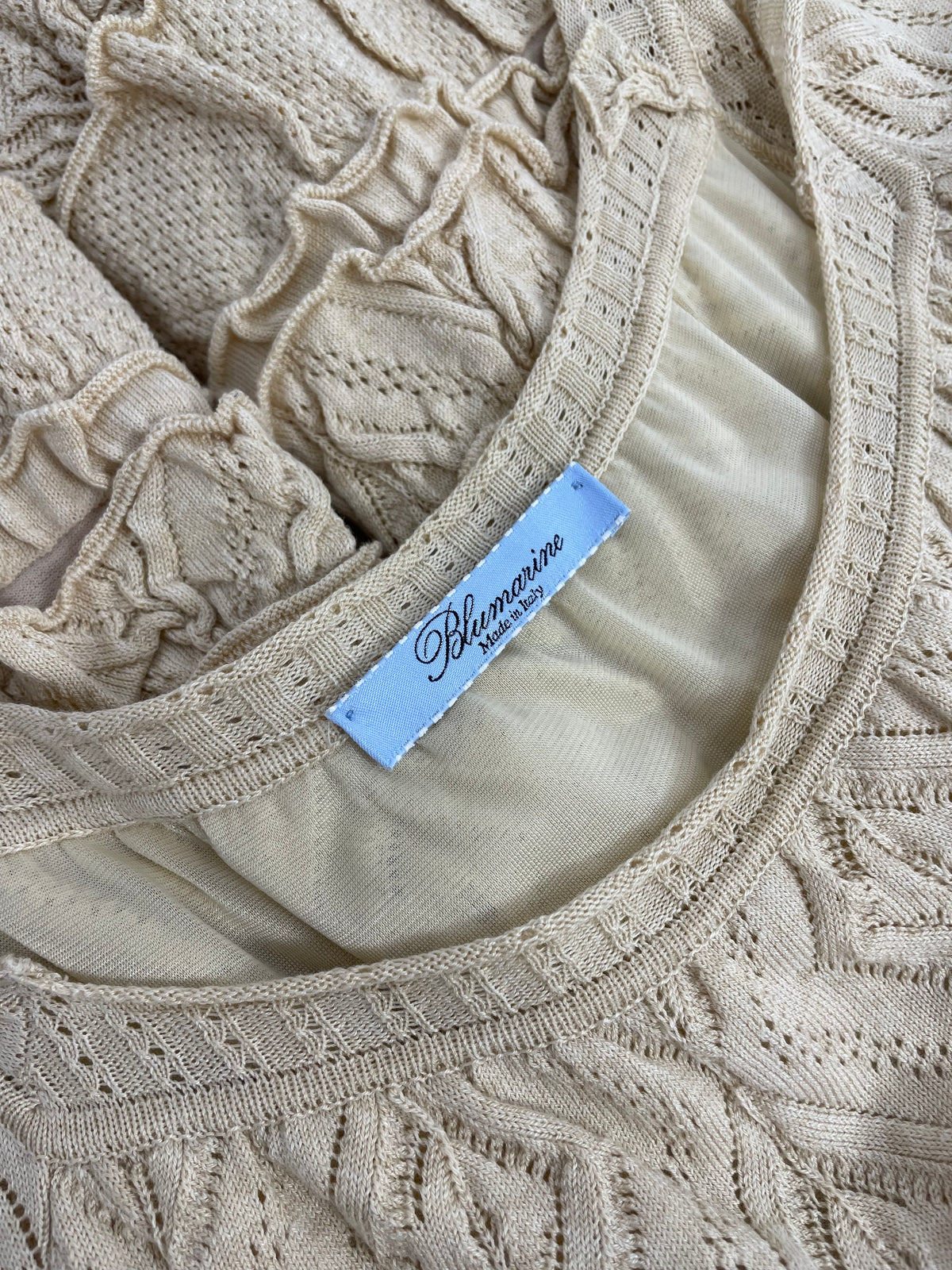 Blumarine 2000's Ruffled mini dress