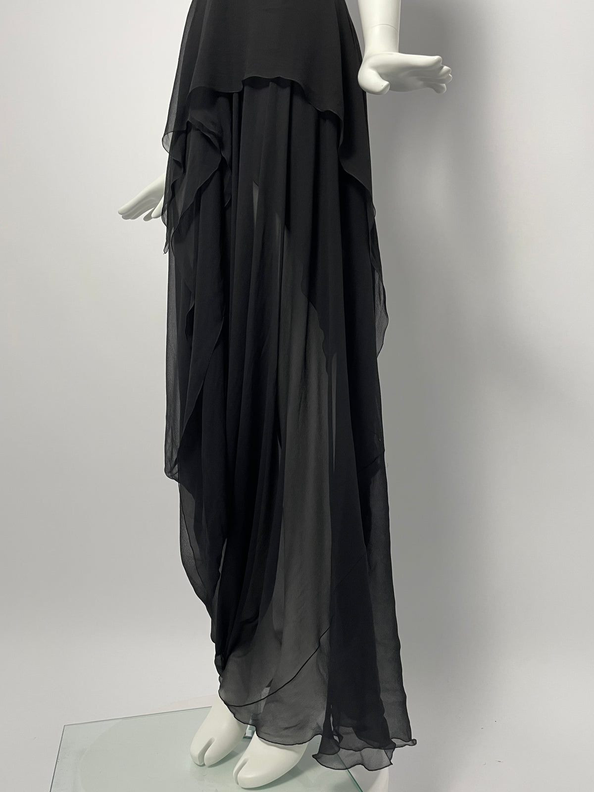 Calvin Klein 1990's silk maxi dress