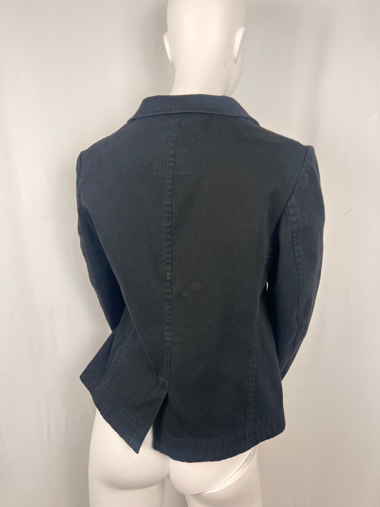 Yohji Yamamoto plain Cotton blazer (M)