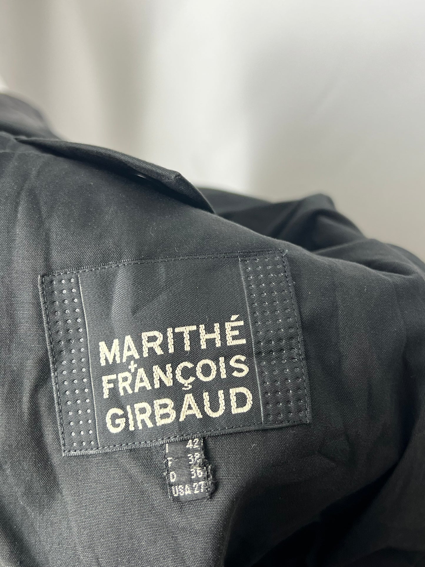 Marithé + François Girbaud Asymmetric Biker Jacket (S)