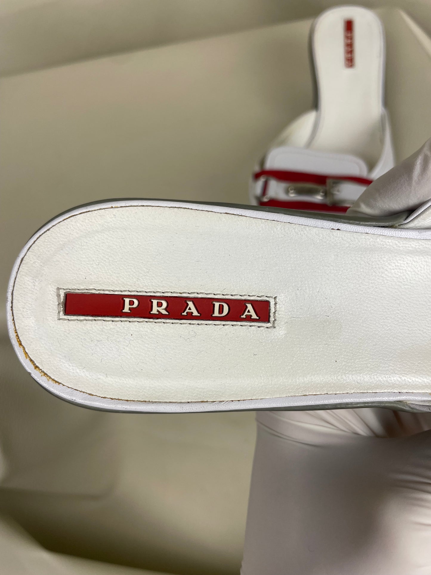 Prada 2000’s Kitten Heel Sandals (37)
