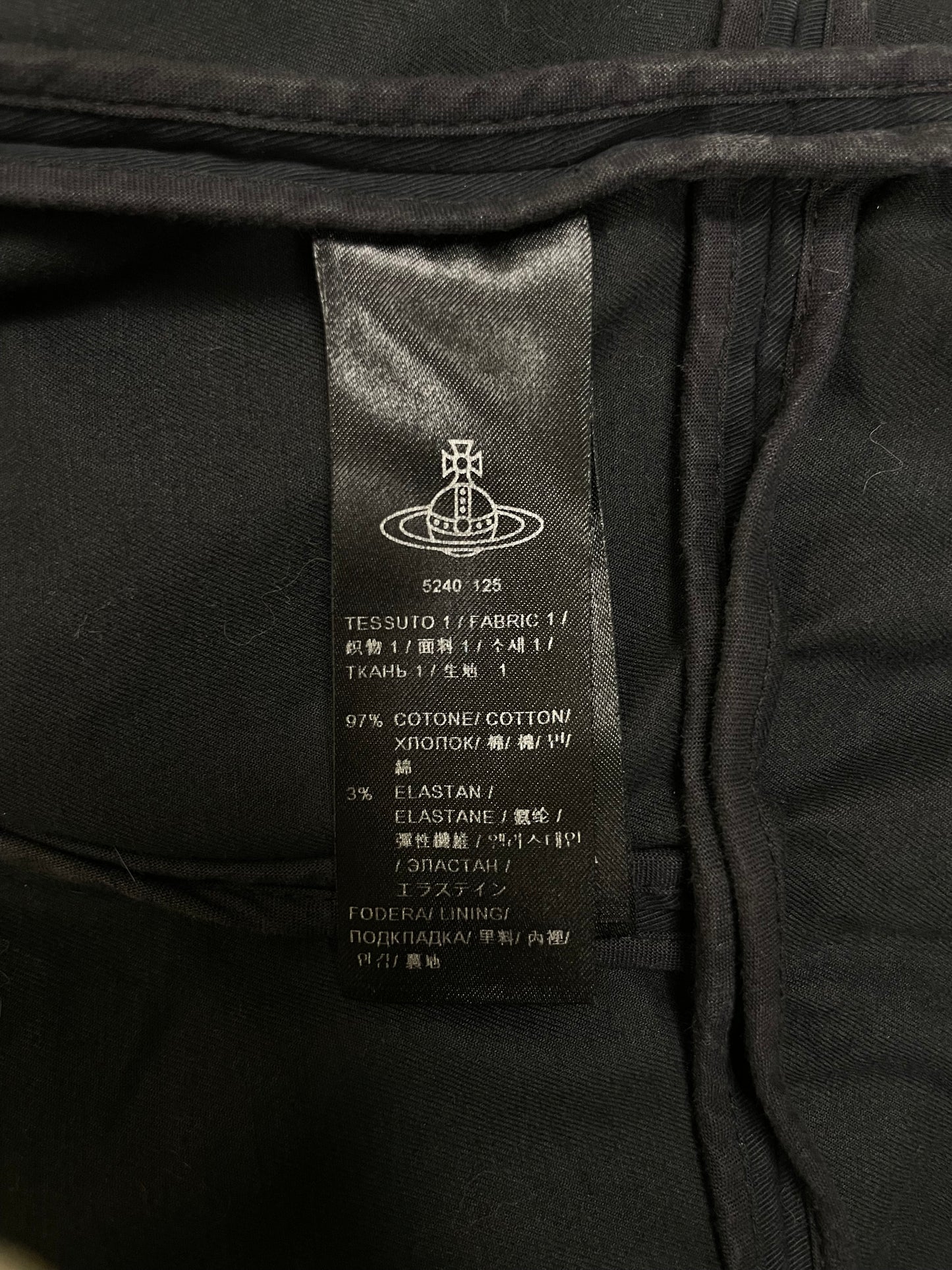 Vivienne Westwood F/W 2017 Cotton Asymmetrical Jacket (M)