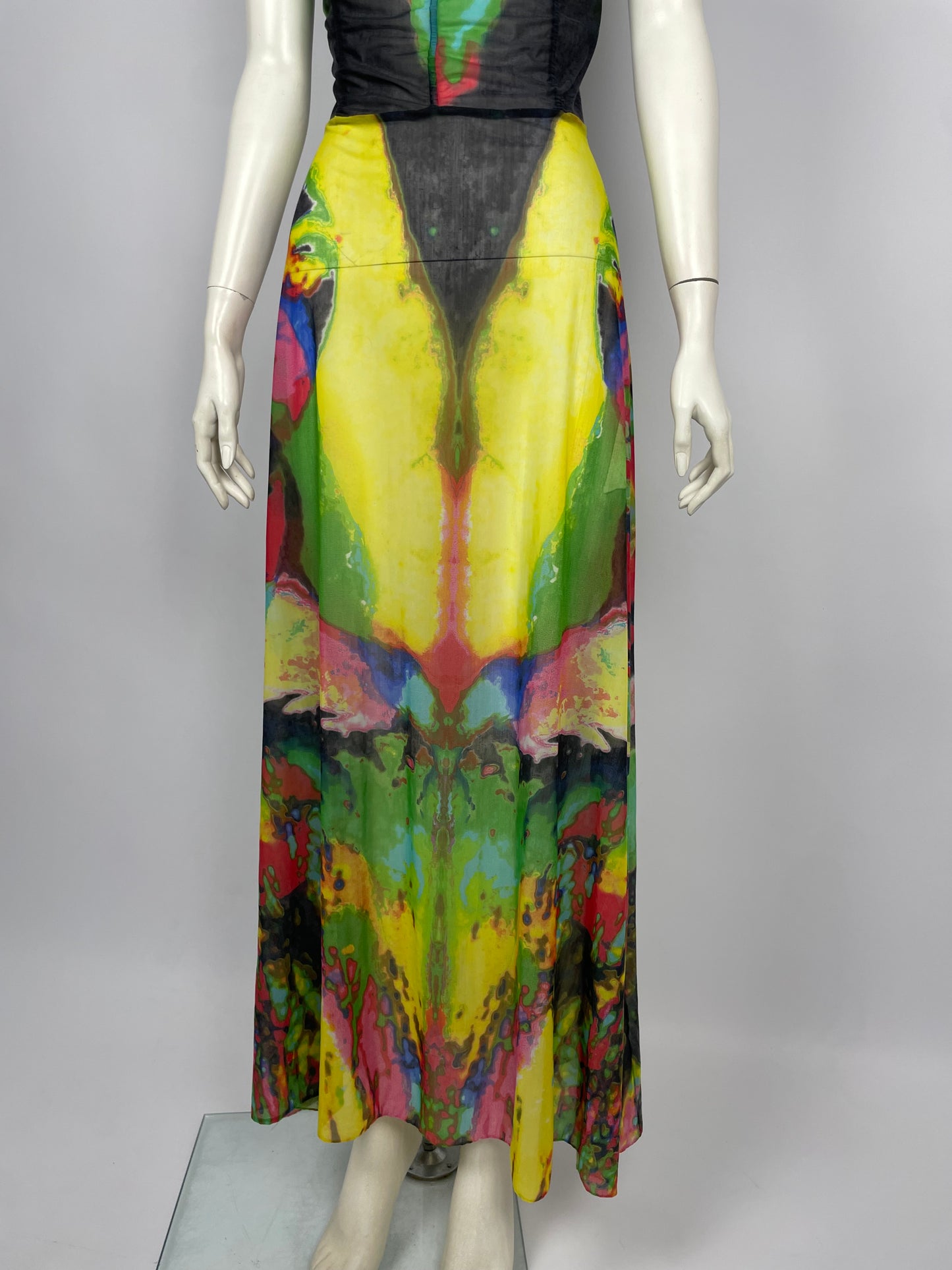 Jean Paul Gaultier S/S 2000 maxi mesh dress