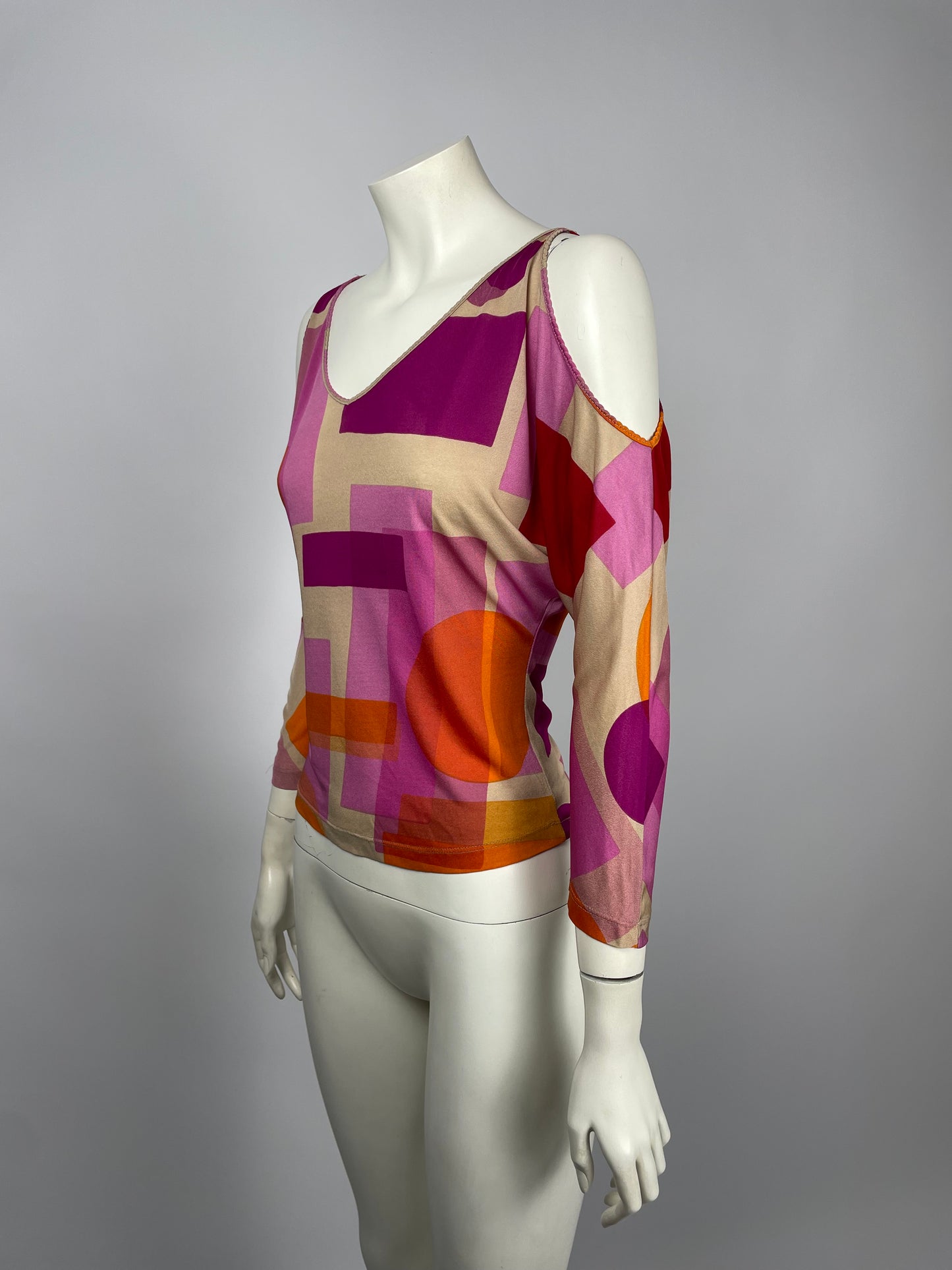 Claude Montana 2000’s Open shoulders blouse