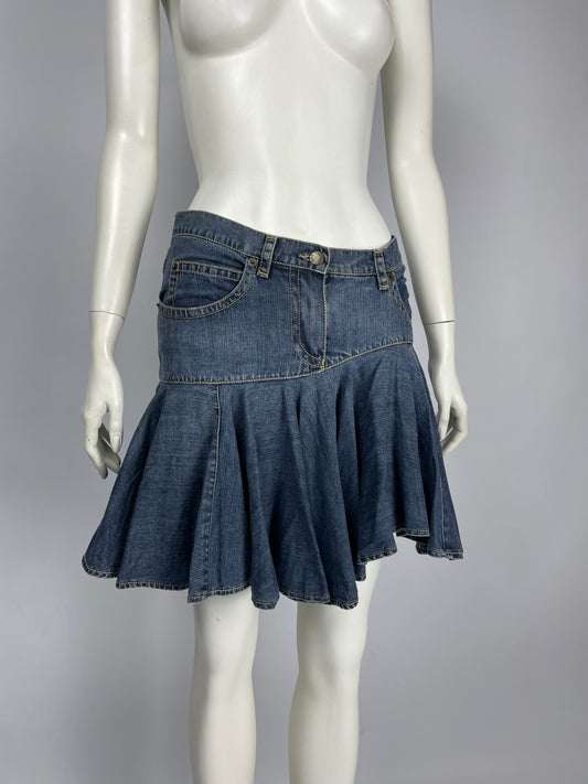 Plein Sud S/S 2003 Denim Mini Skirt