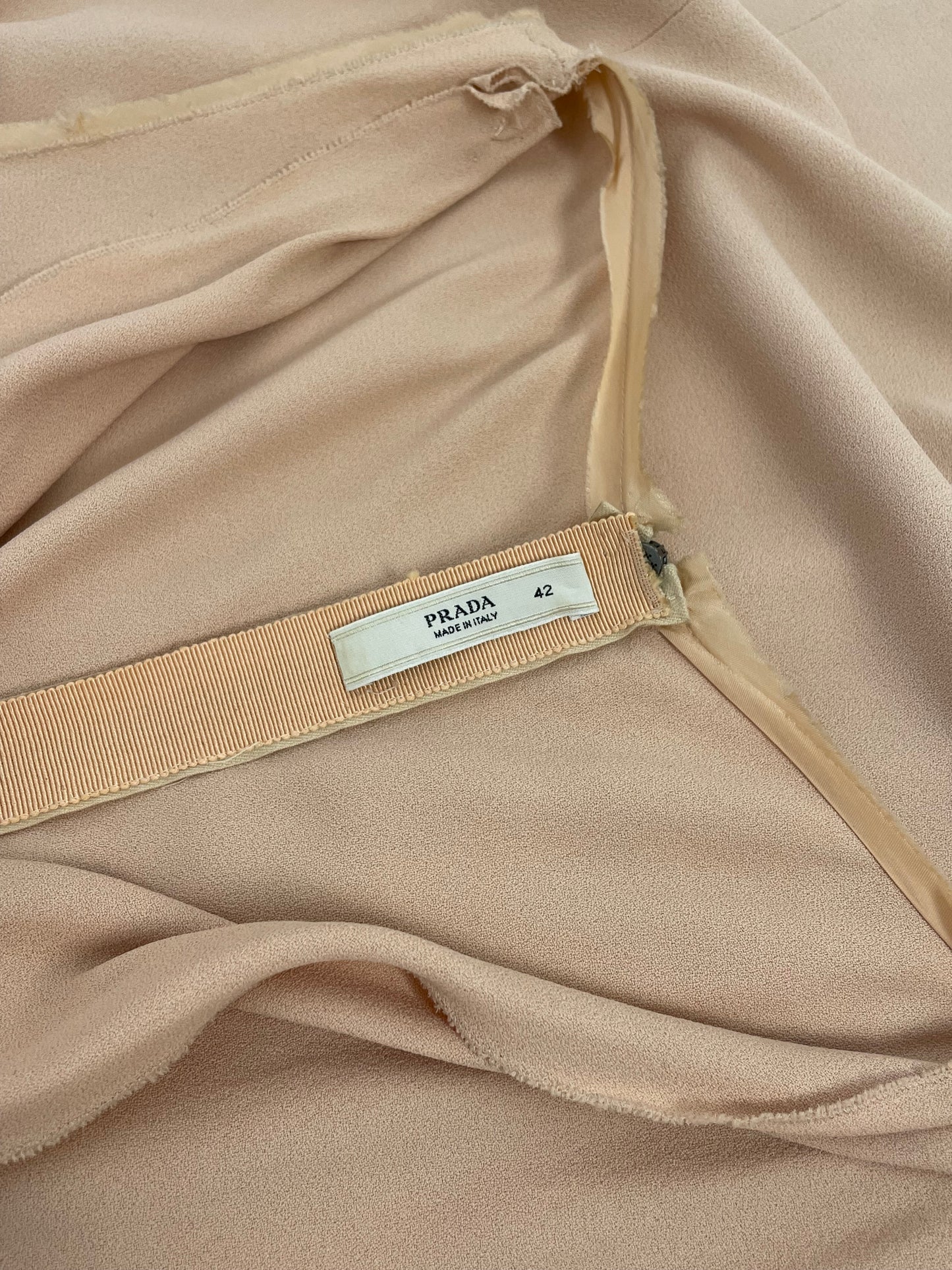 Prada S/S 2007 pink maxi dress.