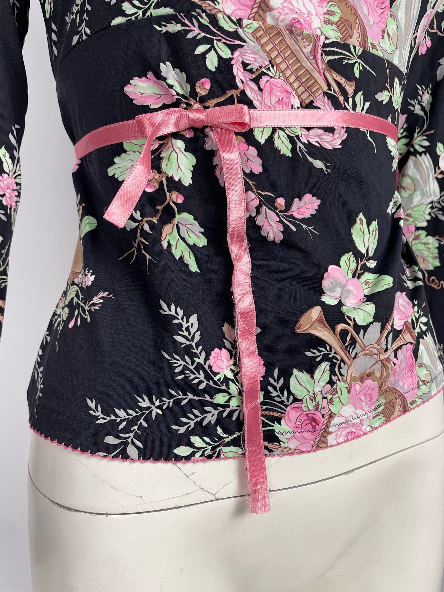 Blumarine 2000’s Flower print blouse