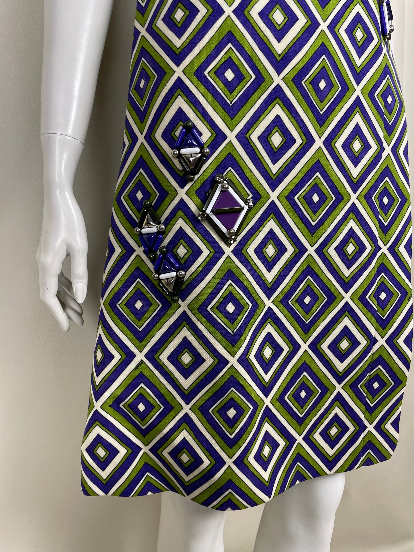 Prada F/W 2012 Resin Applique dress