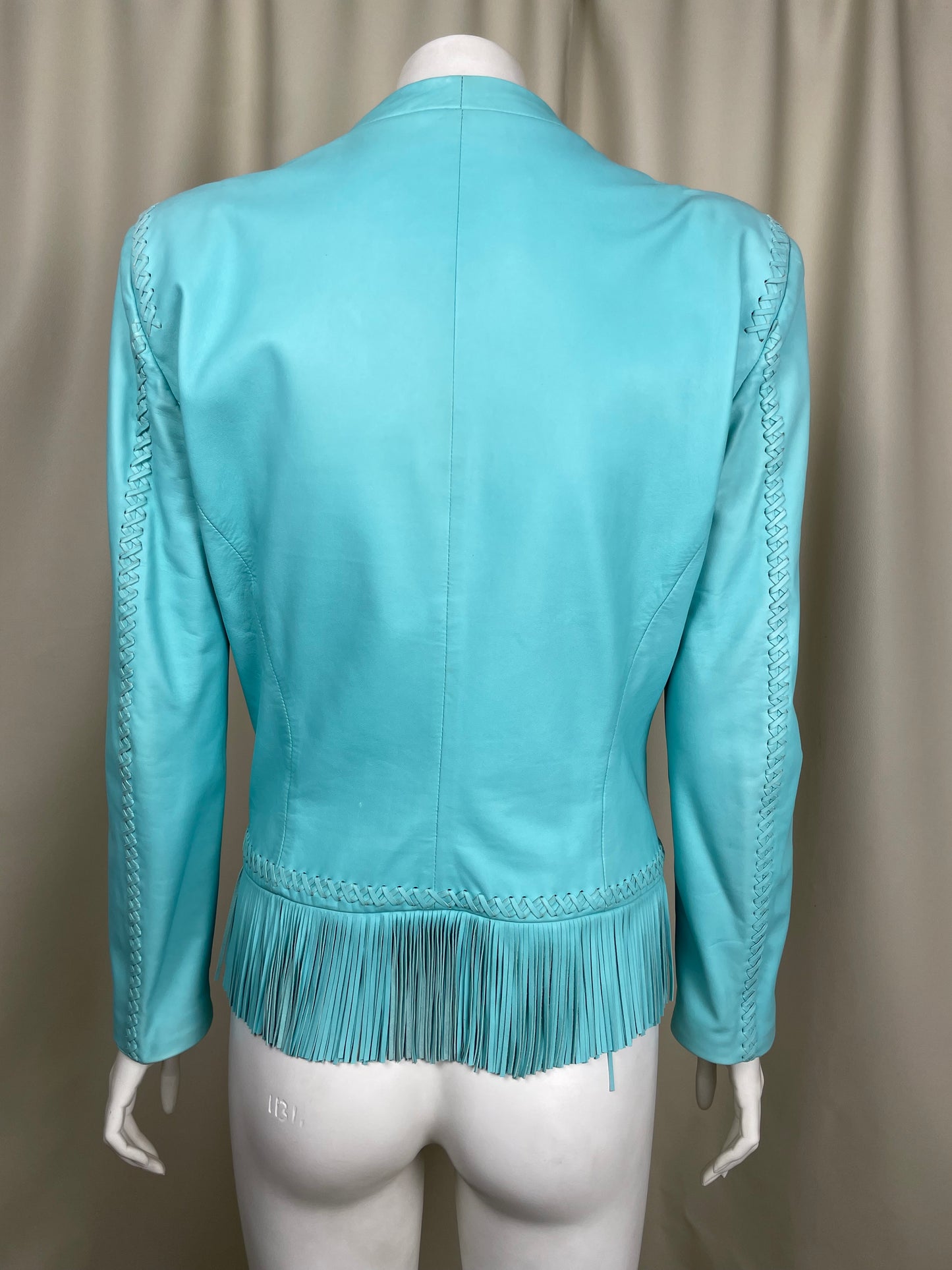 Gianni Versace S/S 2002 Fringes Leather Blazer (M)