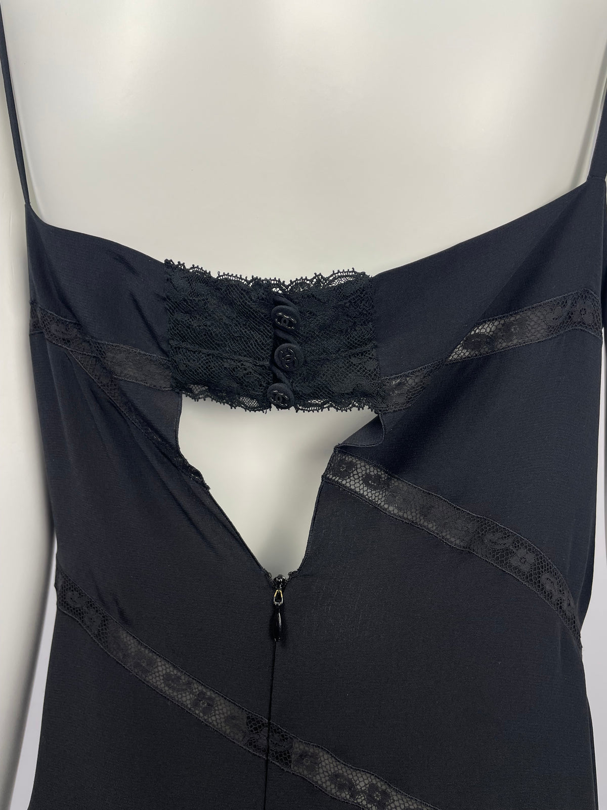 Chanel by Karl Lagerfeld S/S 1998 Bias cut sheath dress