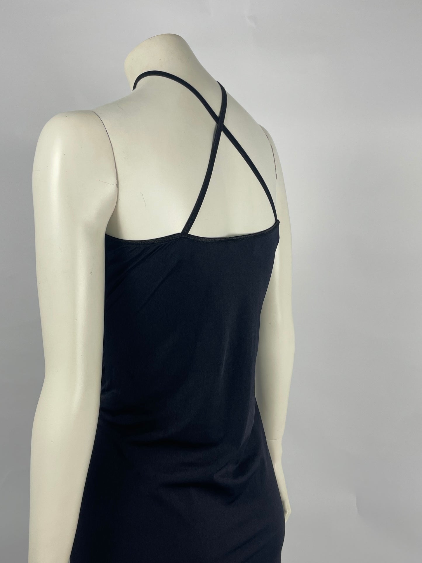 Blumarine 2000’s wide neckline gown