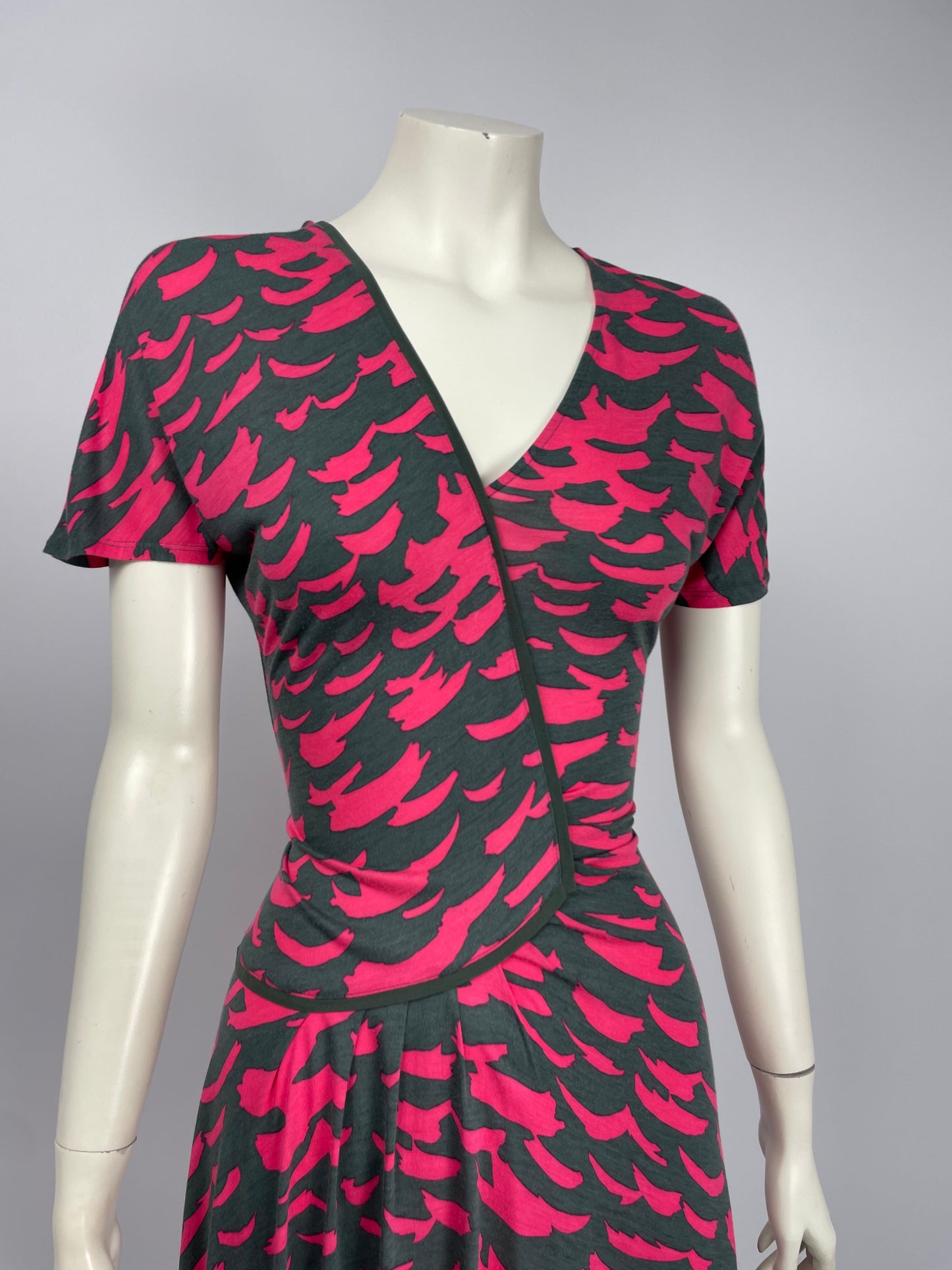 Kenzo 2000’s pink camo maxi dress.