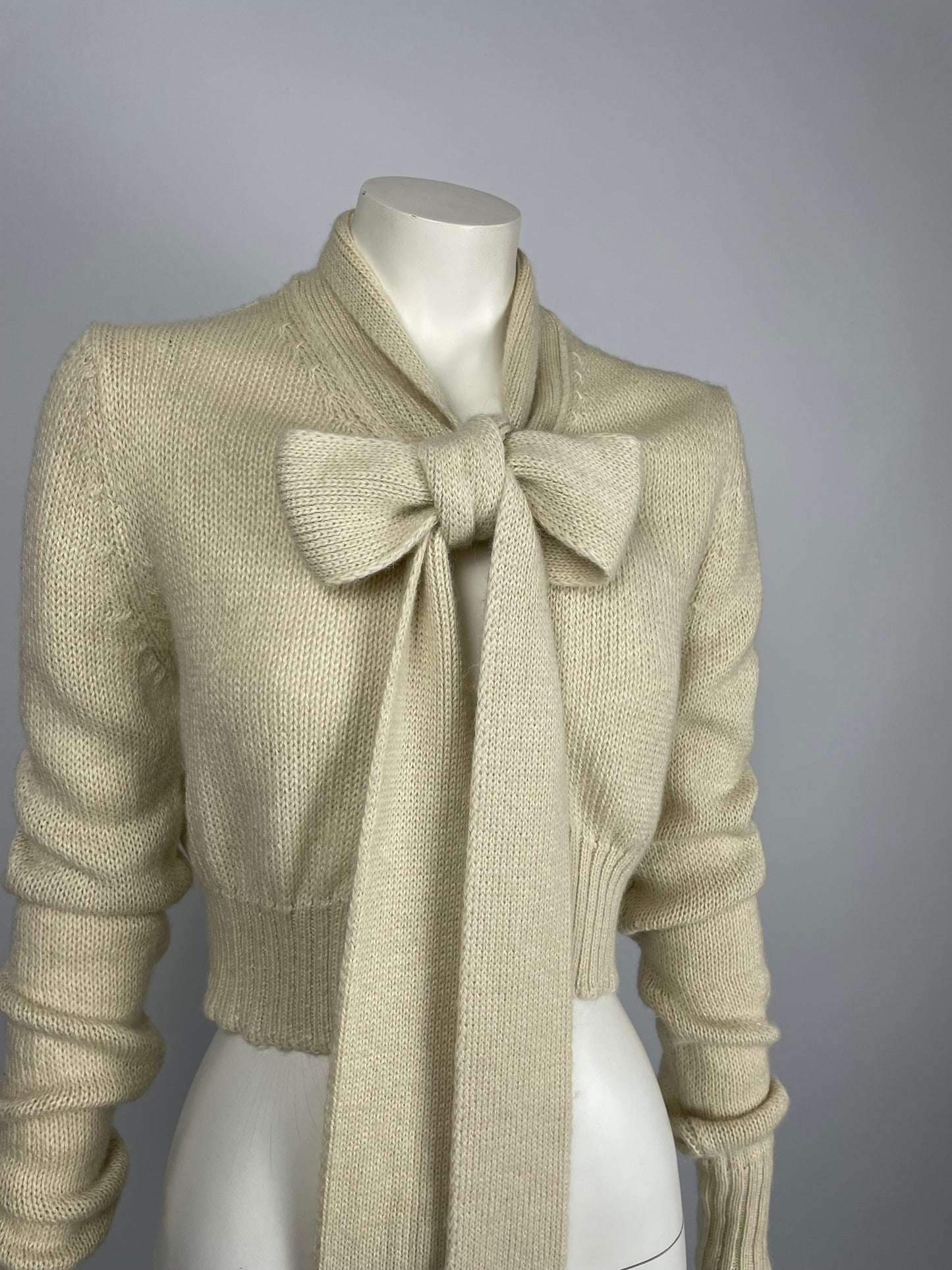 Dolce & Gabbana 2010’s Alpaca tie cardigan