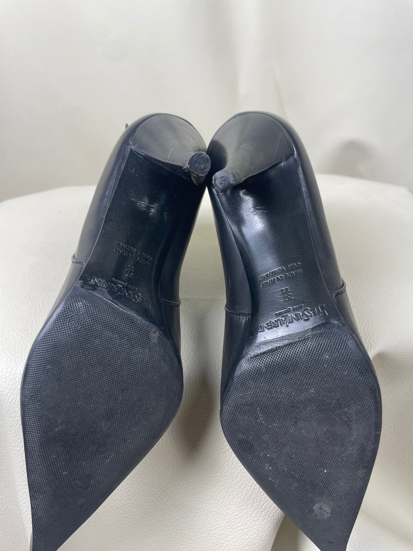 Saint Laurent by Tom Ford 2000’s Leather Heel Boots (37’5)