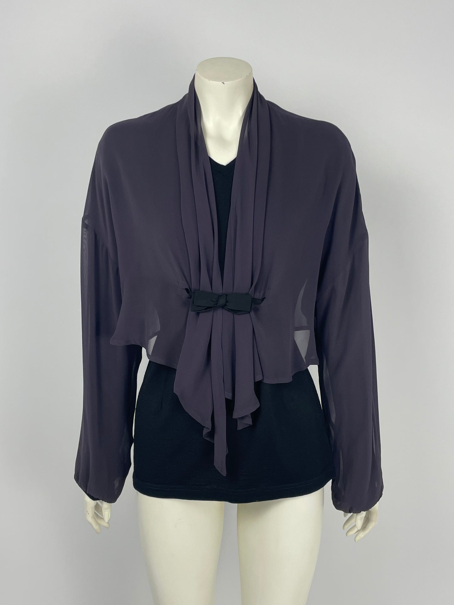 Dolce & Gabbana early 1990’s Double layer tie sweater