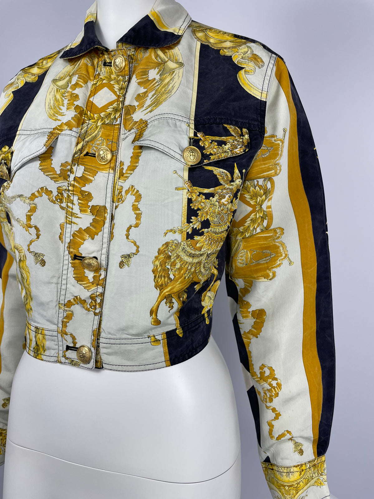 Gianni Versace S/S 1992 Barroque print jacket