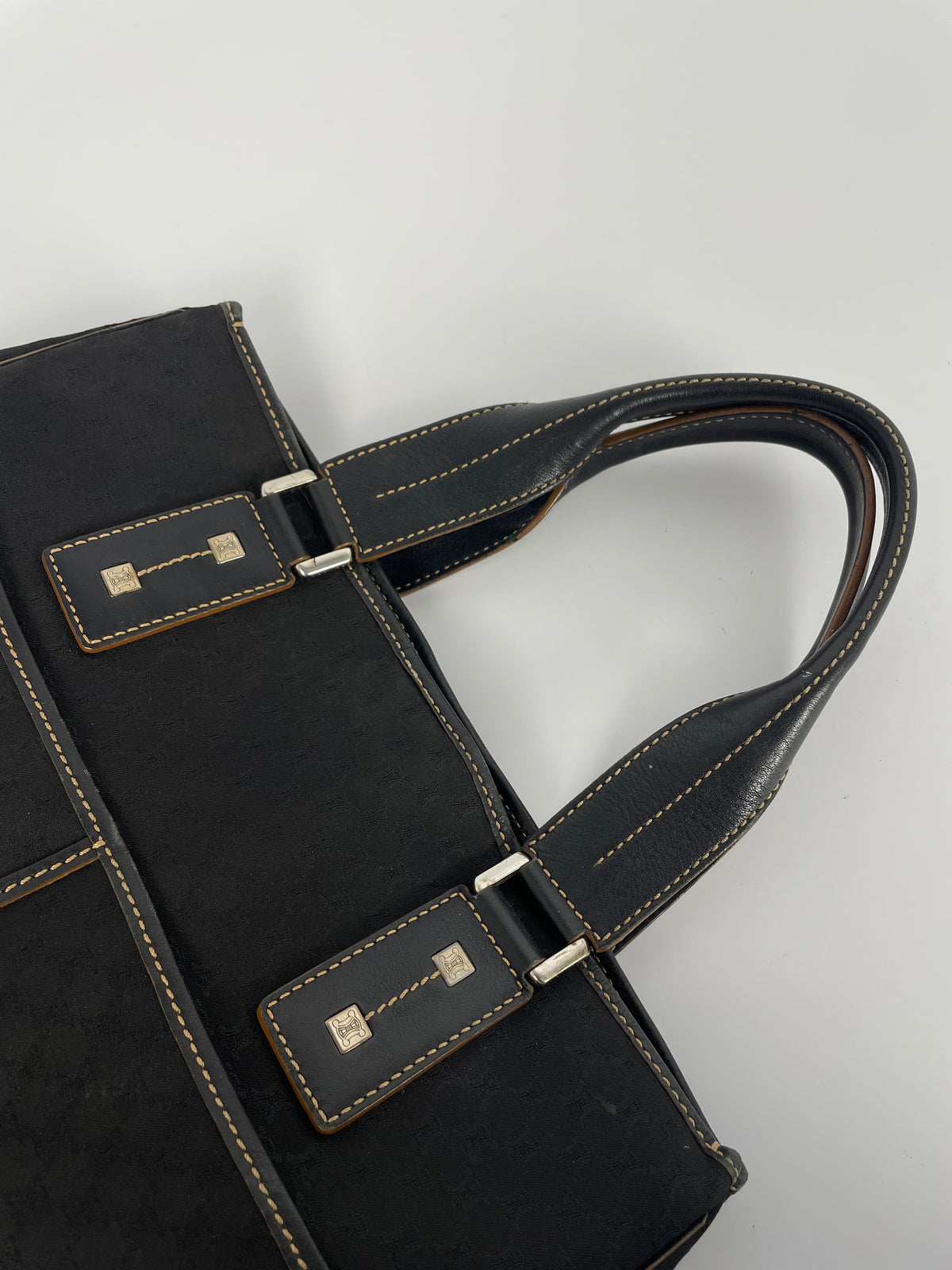 Celine 2010's logo print handbag