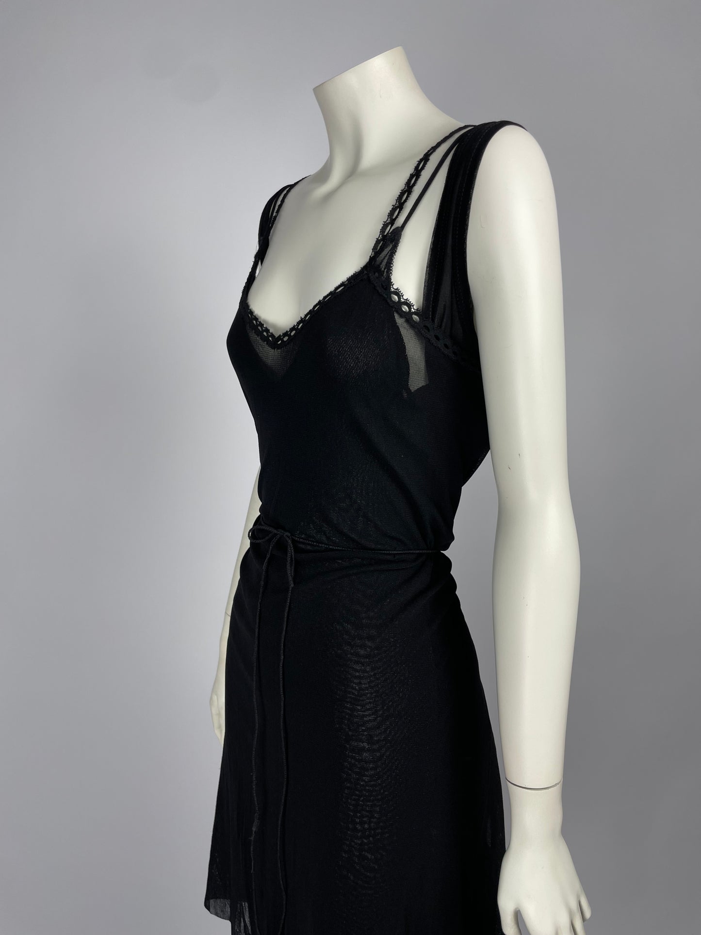 Jean Paul Gaultier Mesh Maxi Dress
