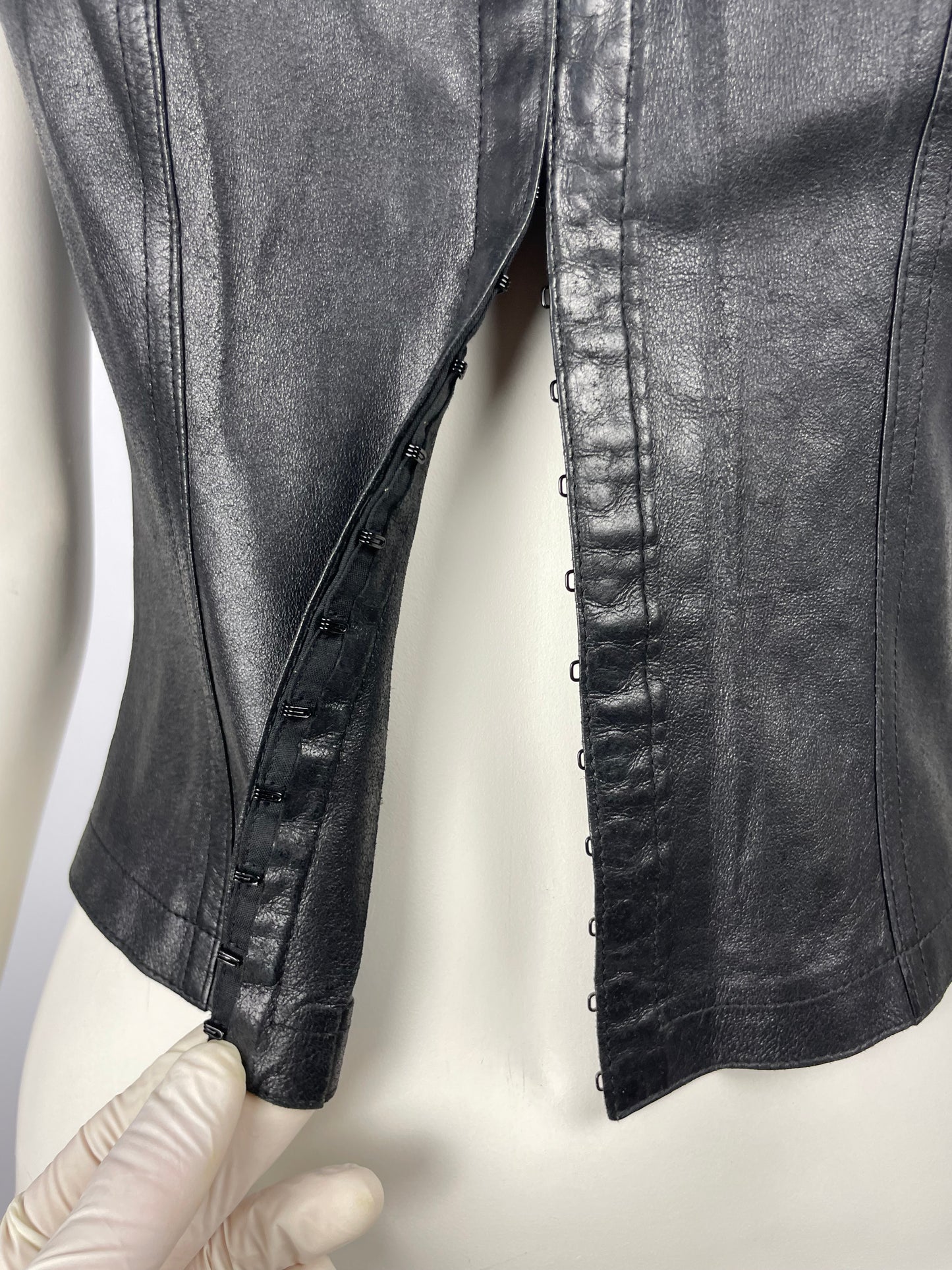 Plein Sud F/W 2002 Leather Vest