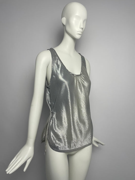 Prada 2000's Silver tie top