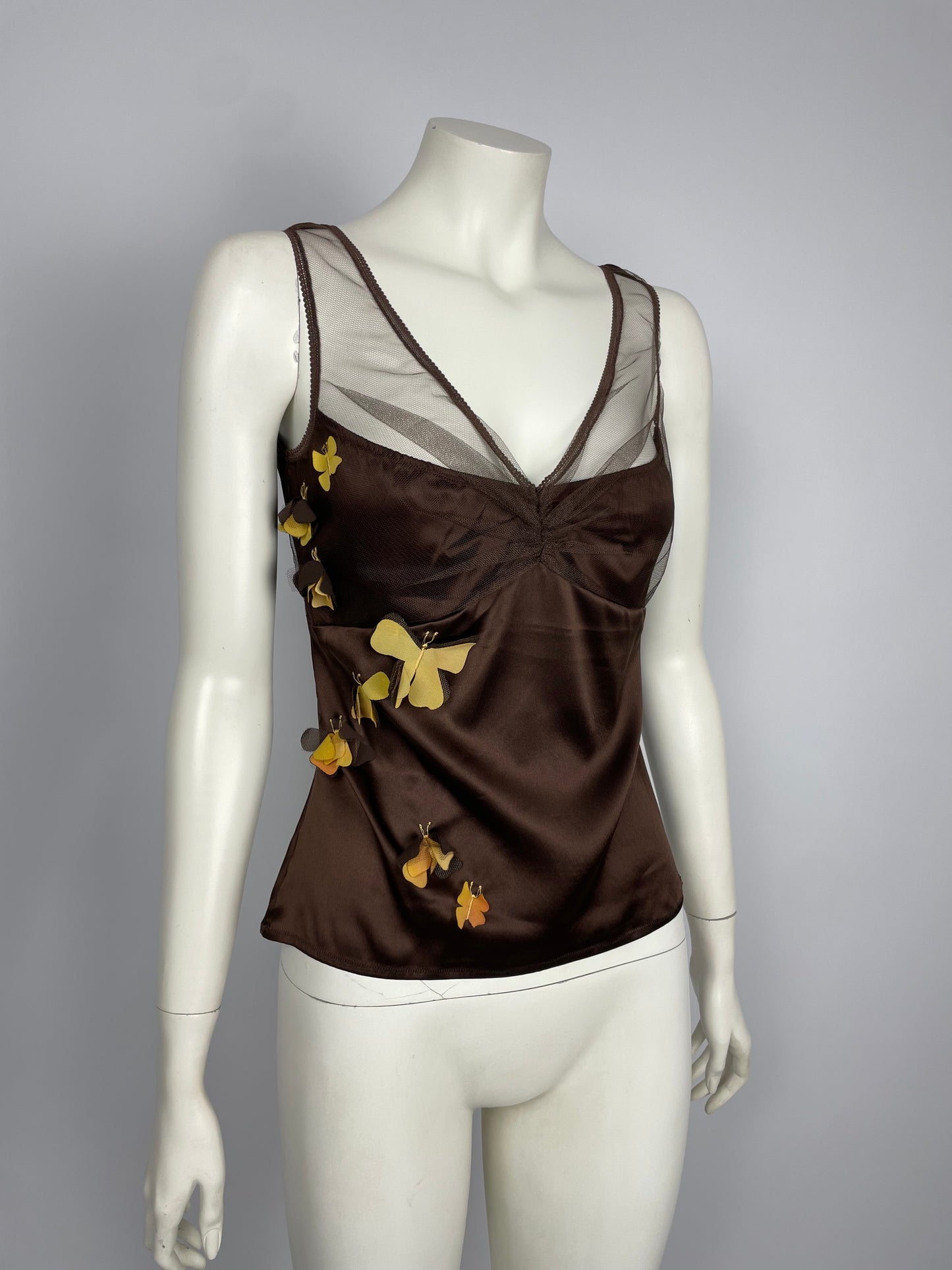 John Galliano F/W 2005 silk butterfly top