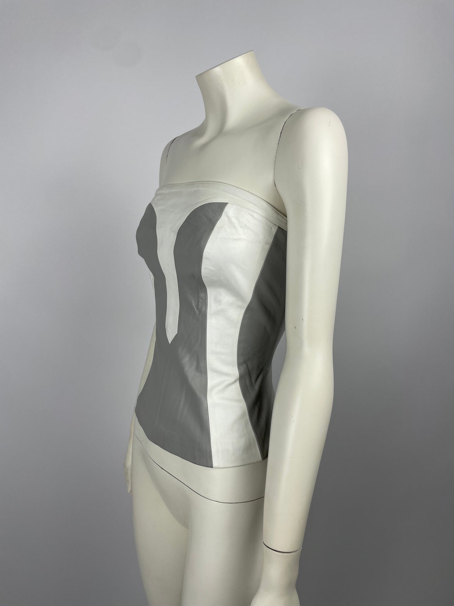 Plein Sud F/W 1991 Leather Bustier